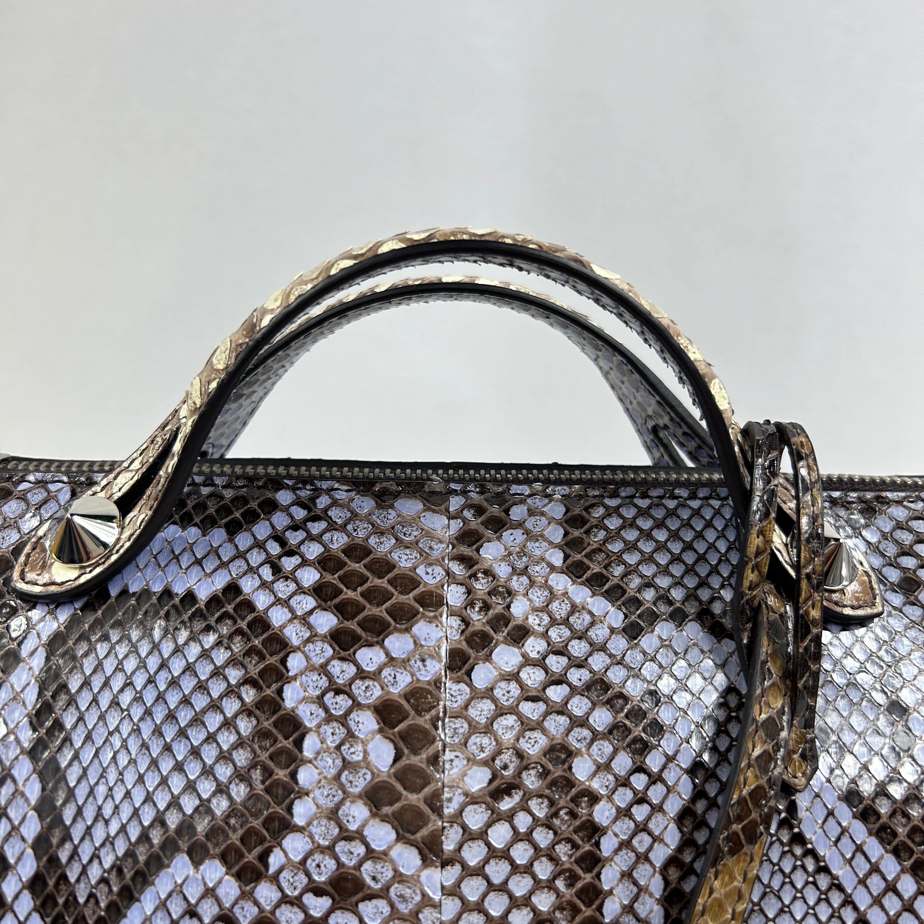 Three tone python leather By The Way Bag w/SHW