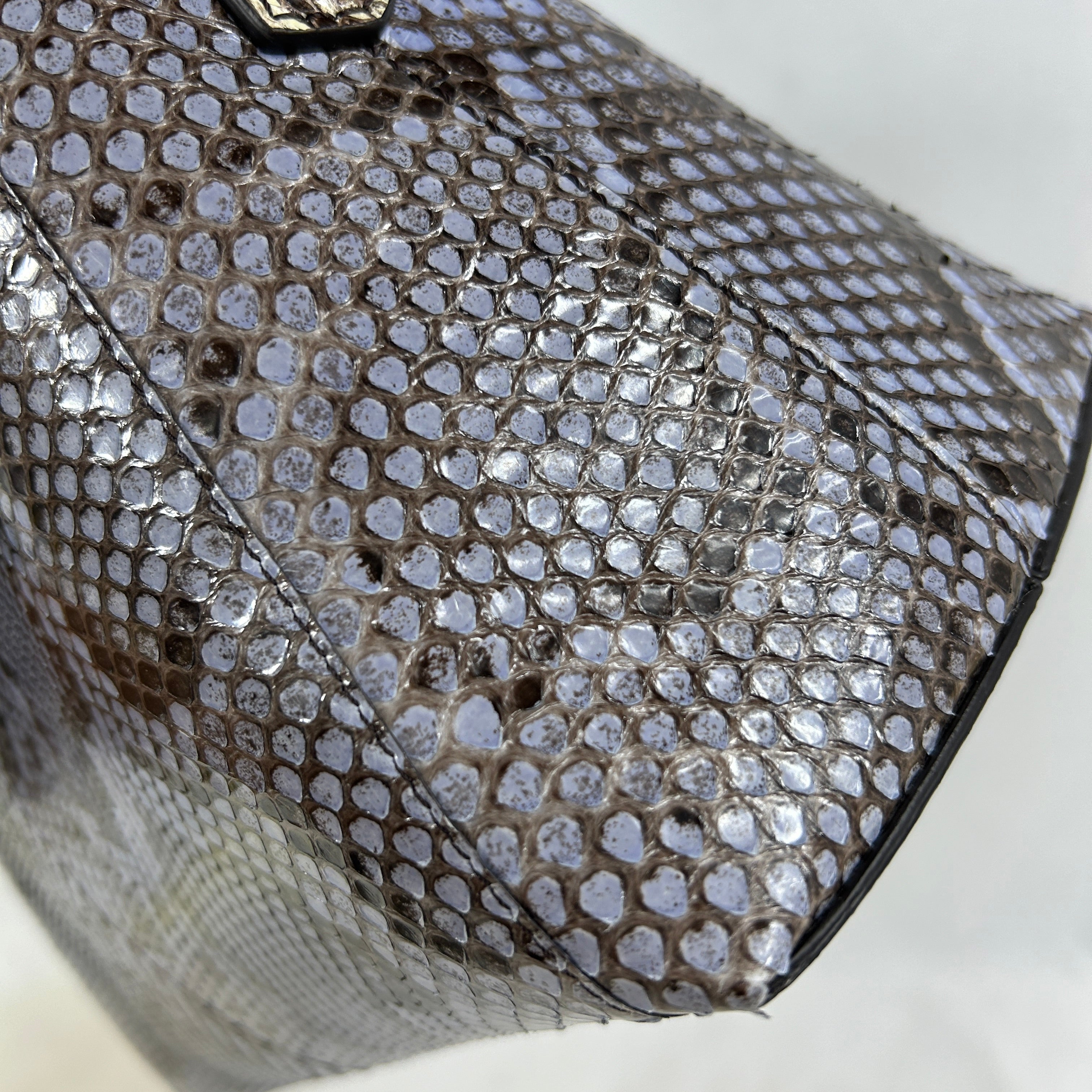 Three tone python leather By The Way Bag w/SHW