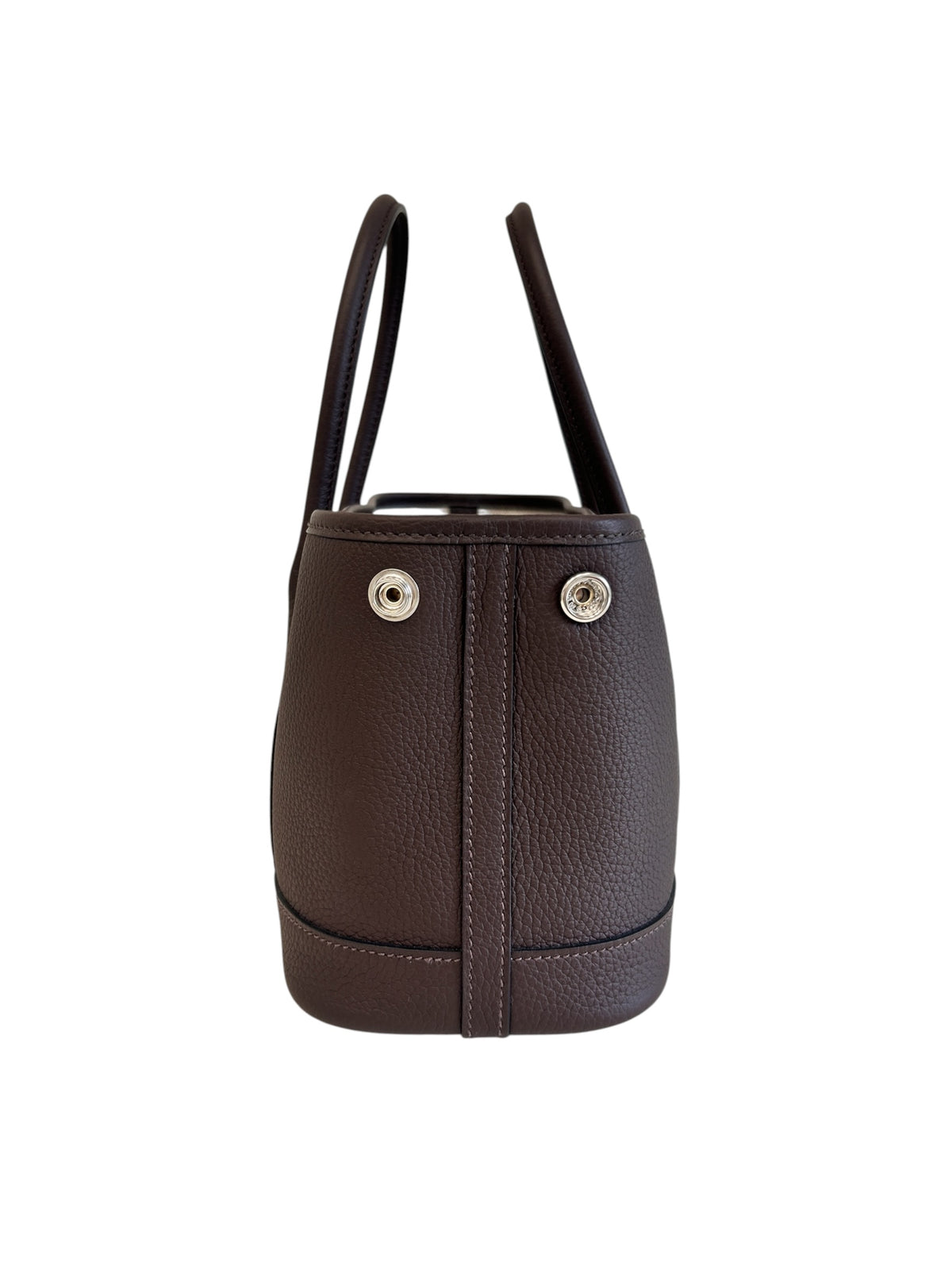Chocolate Negonda Leather Garden Party 23 Bag w/PHW