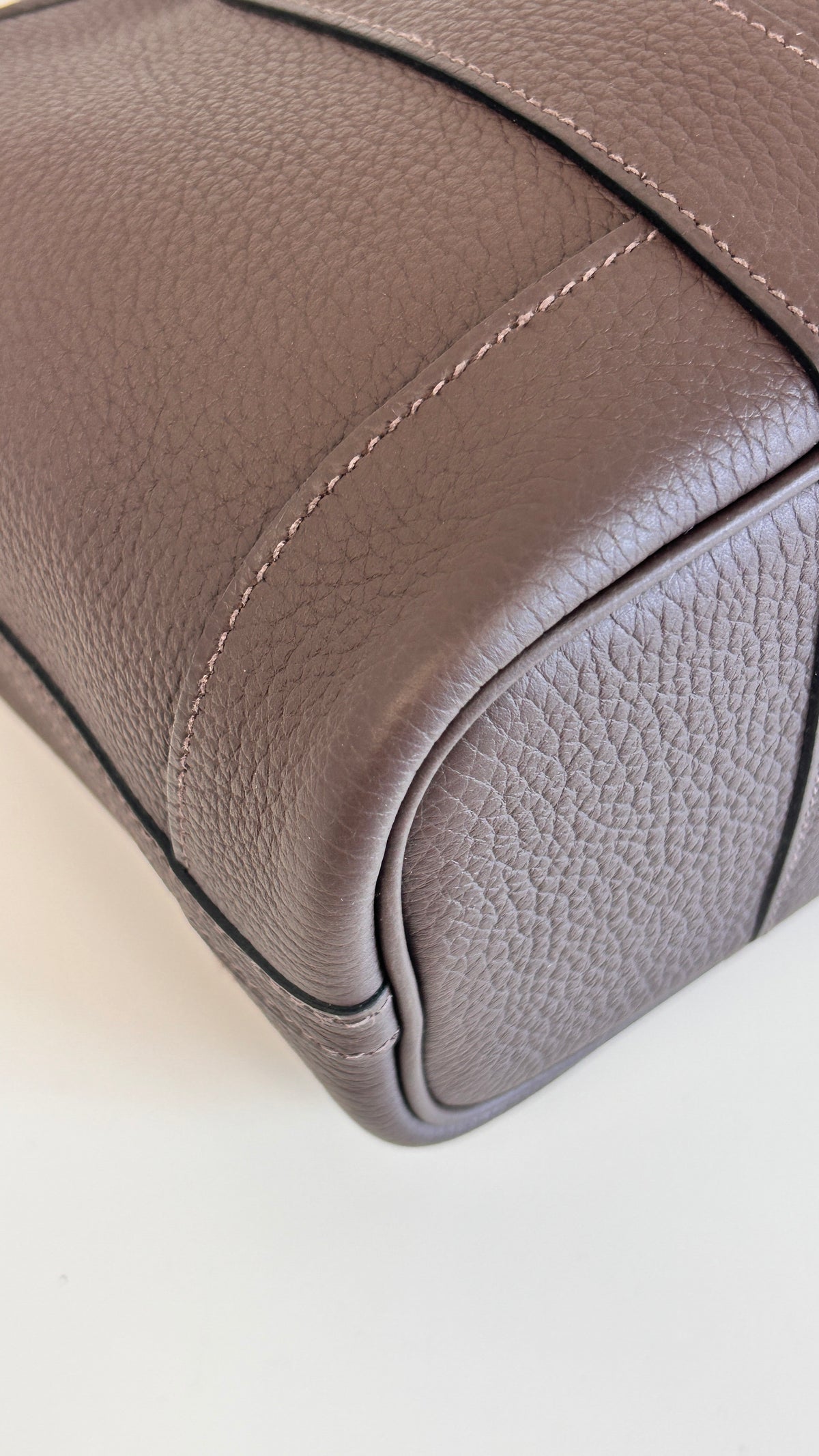 Chocolate Negonda Leather Garden Party 23 Bag w/PHW