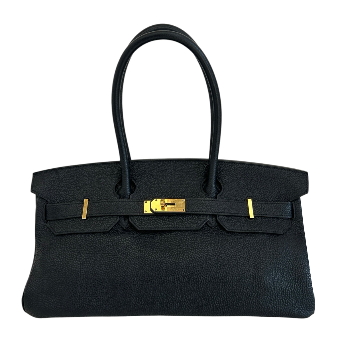 Black Clemence Leather JPG Shoulder Birkin 42 w/GHW