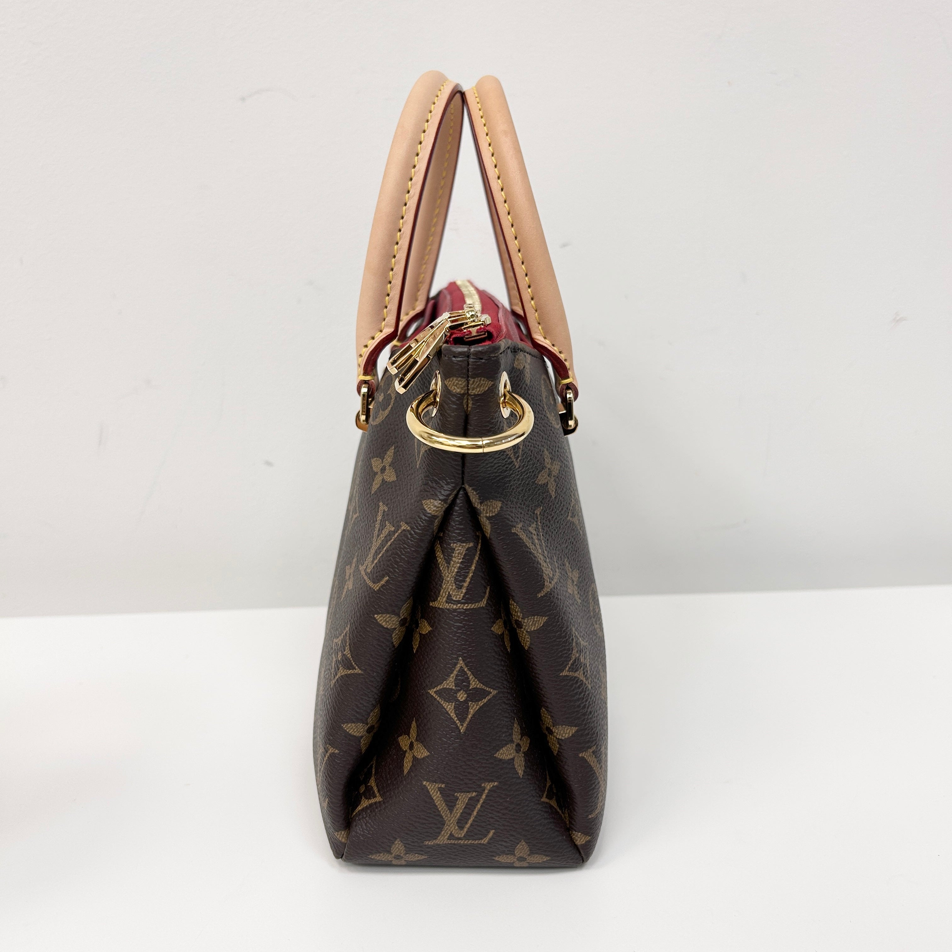 Cerise Monogram Canvas Pallas BB Bag w/GHW