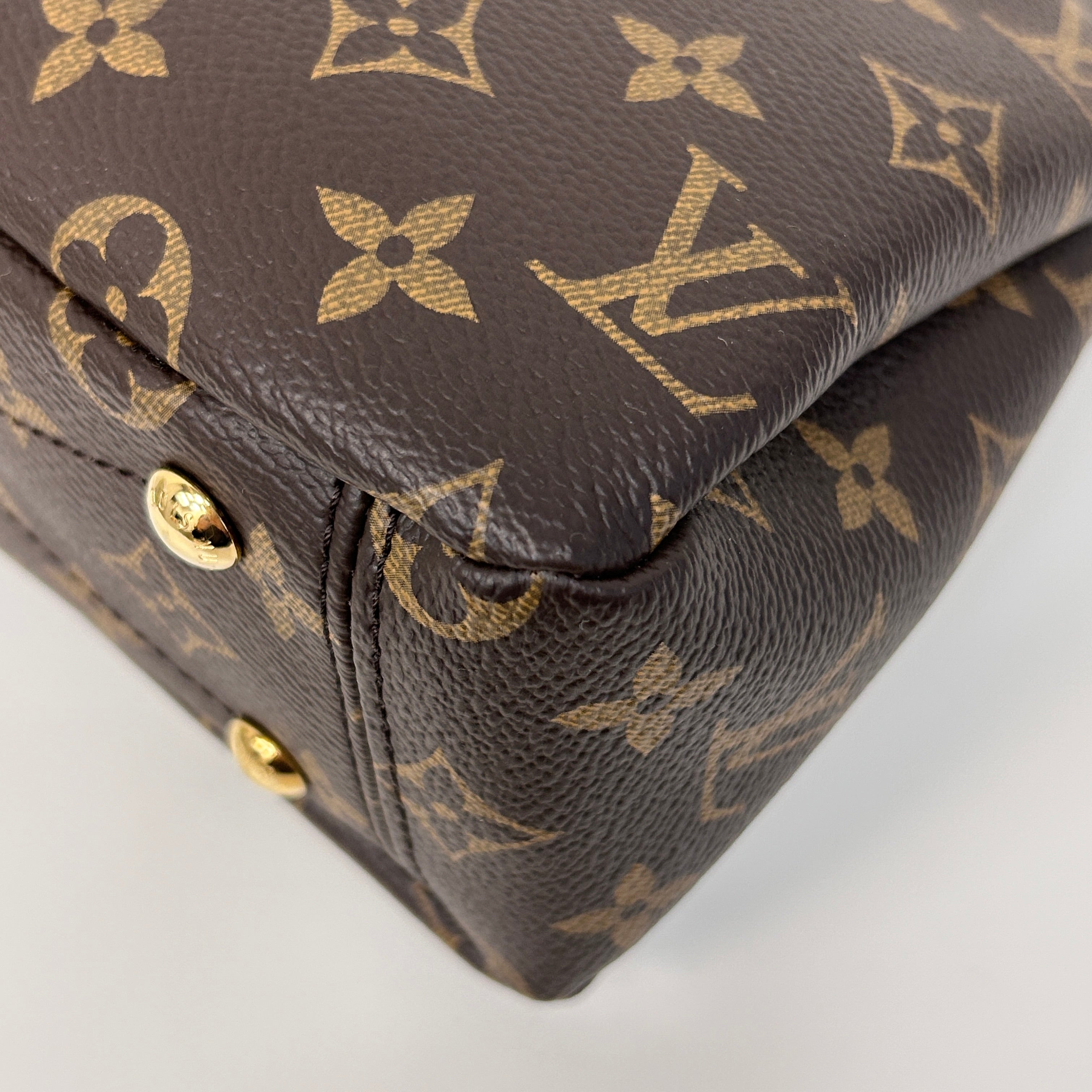 Cerise Monogram Canvas Pallas BB Bag w/GHW