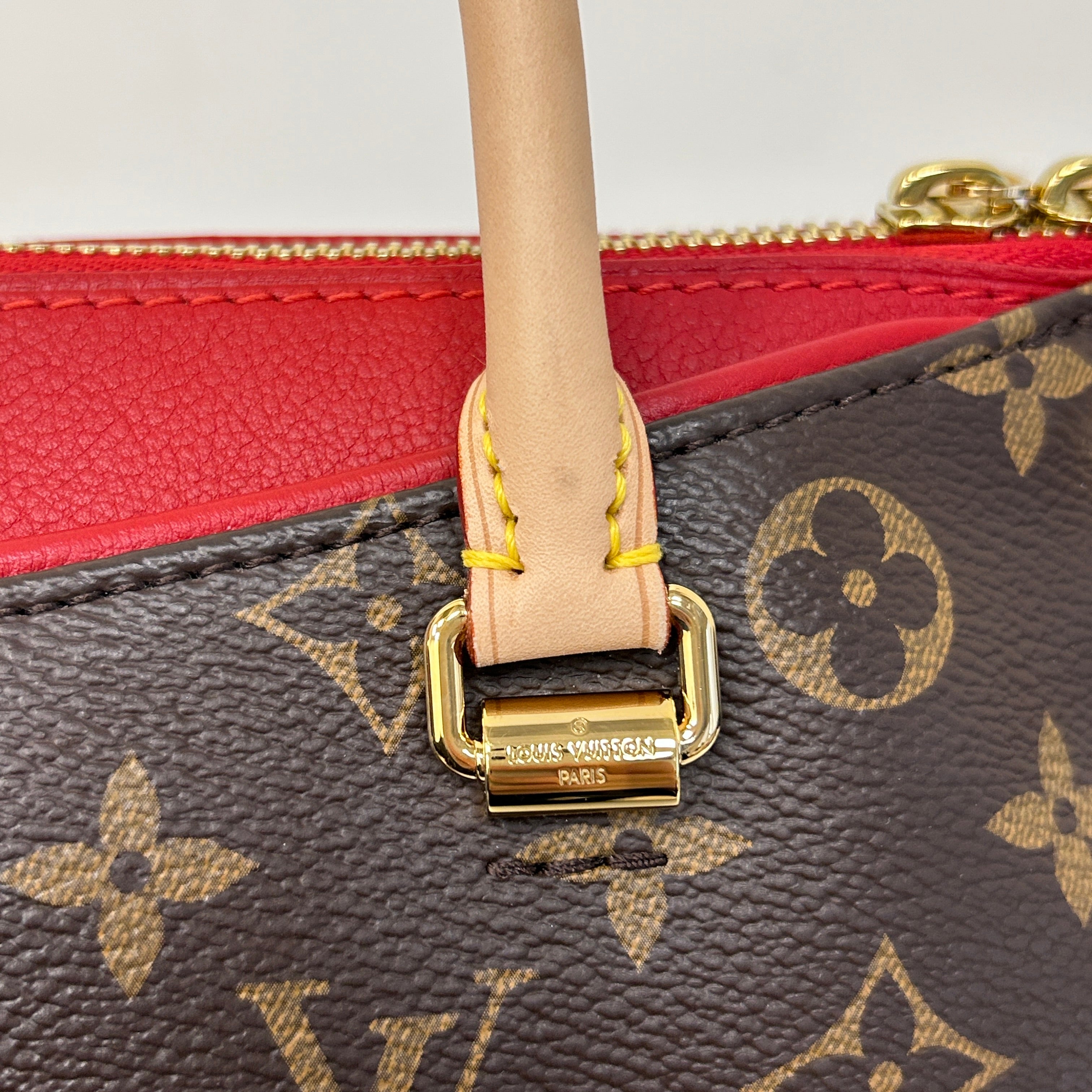 Cerise Monogram Canvas Pallas BB Bag w/GHW