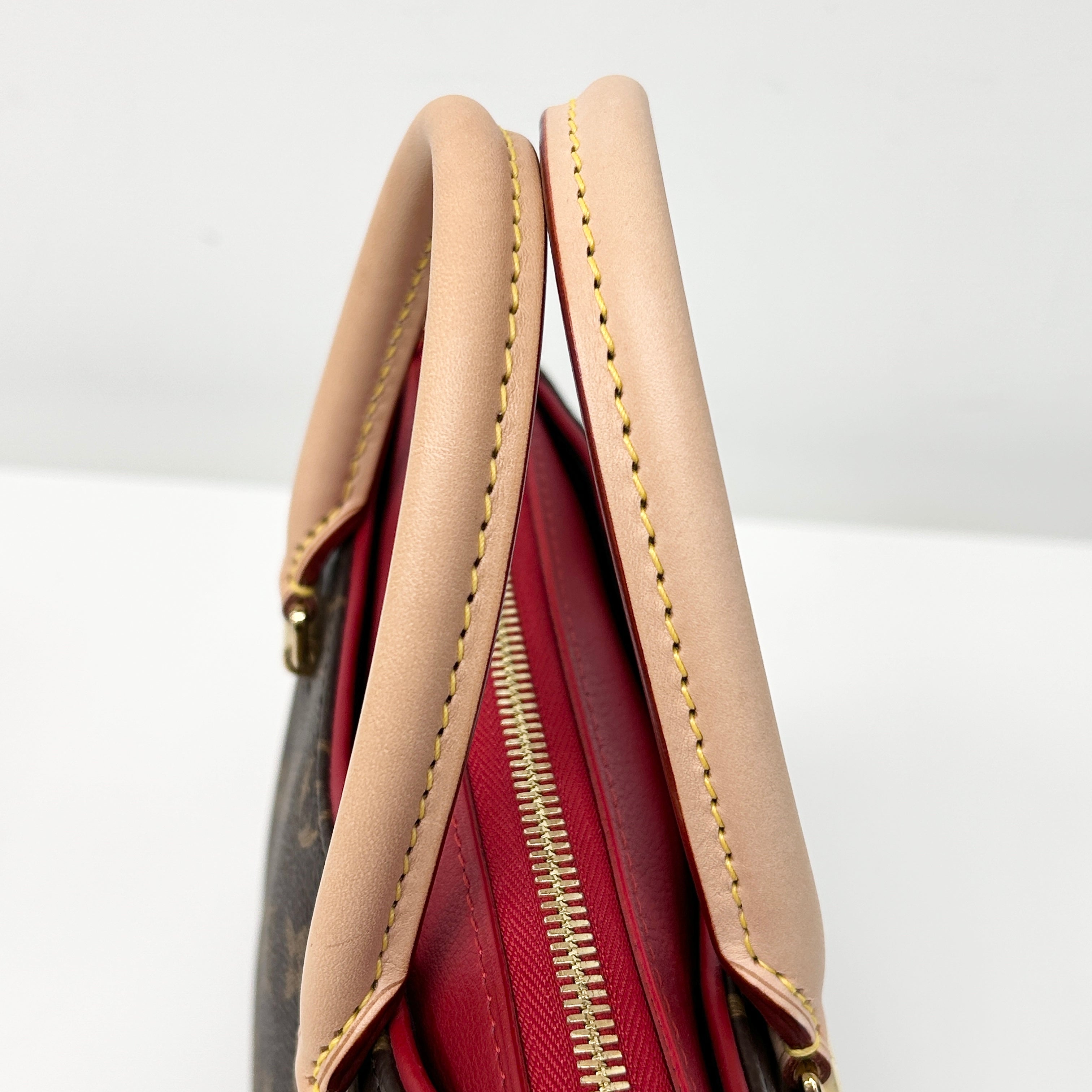 Cerise Monogram Canvas Pallas BB Bag w/GHW