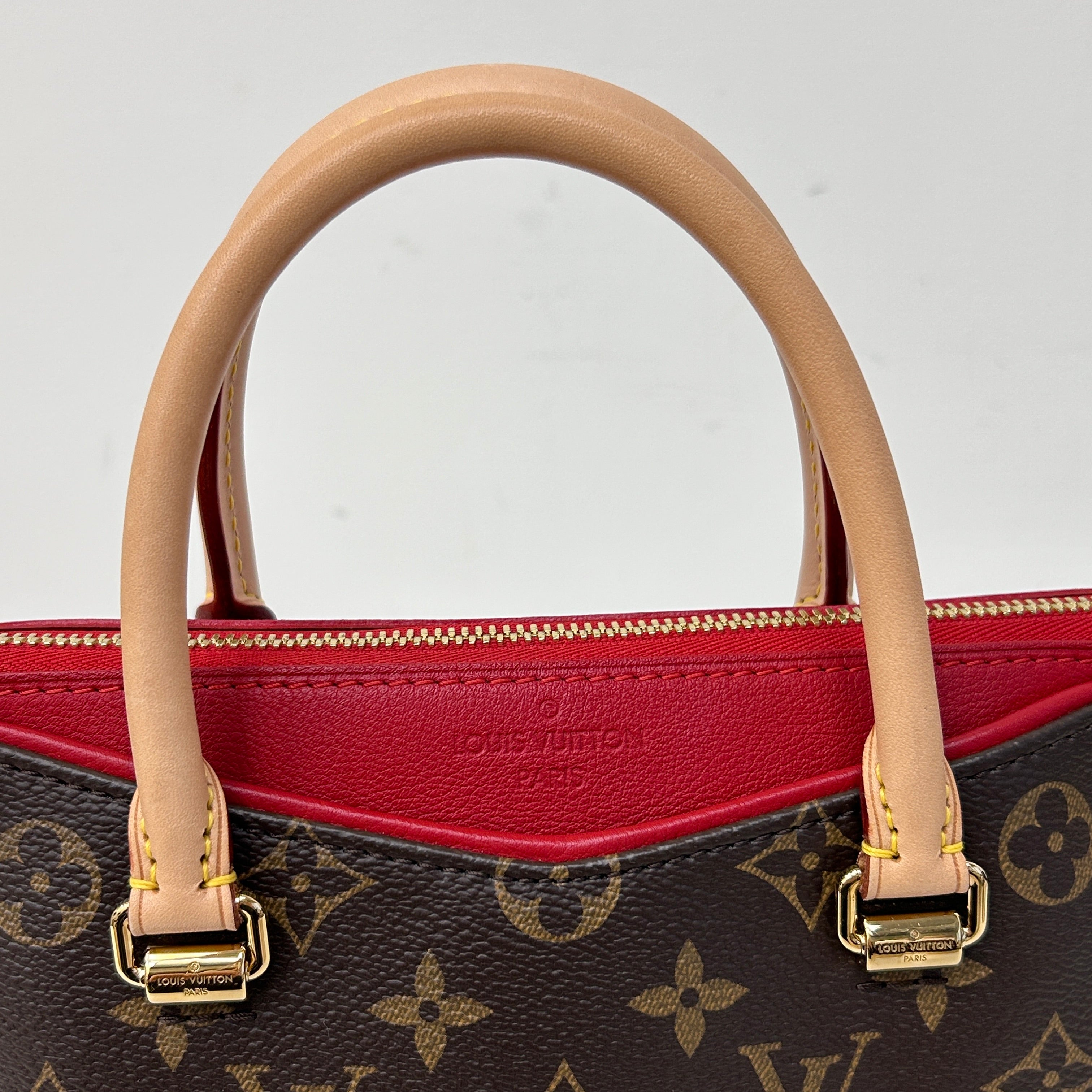 Cerise Monogram Canvas Pallas BB Bag w/GHW