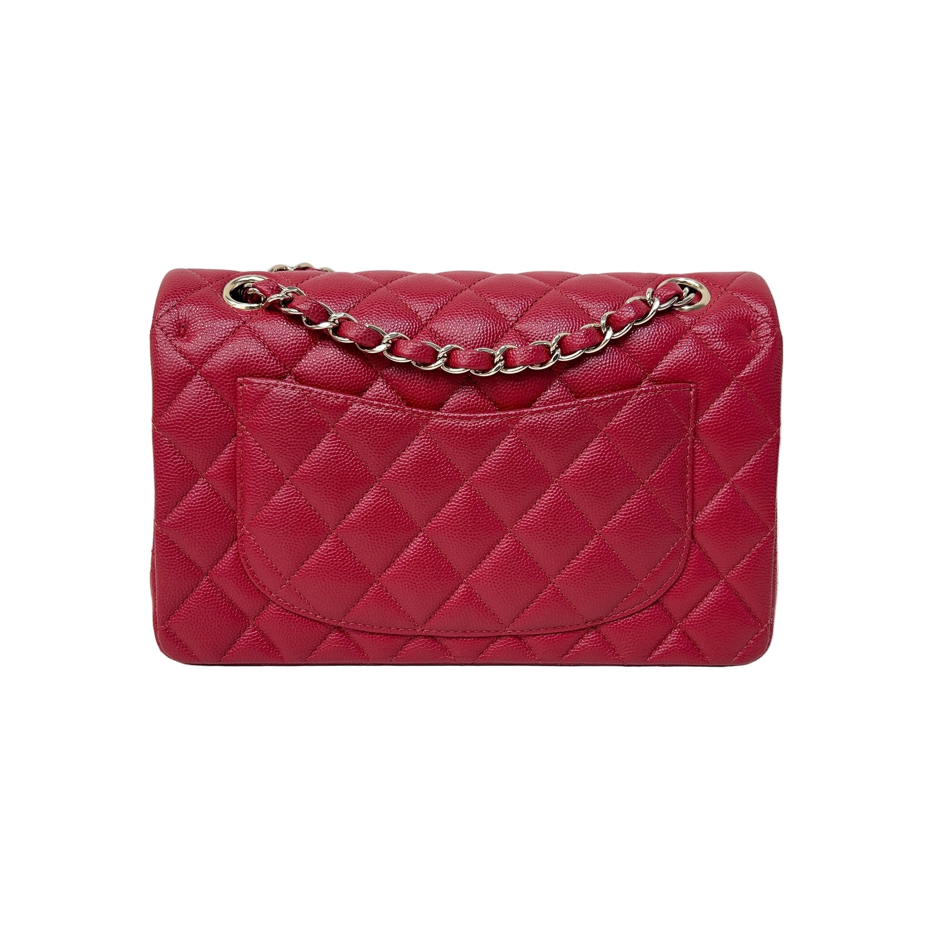 Red Caviar Classic Small Double Flap Bag w/GHW