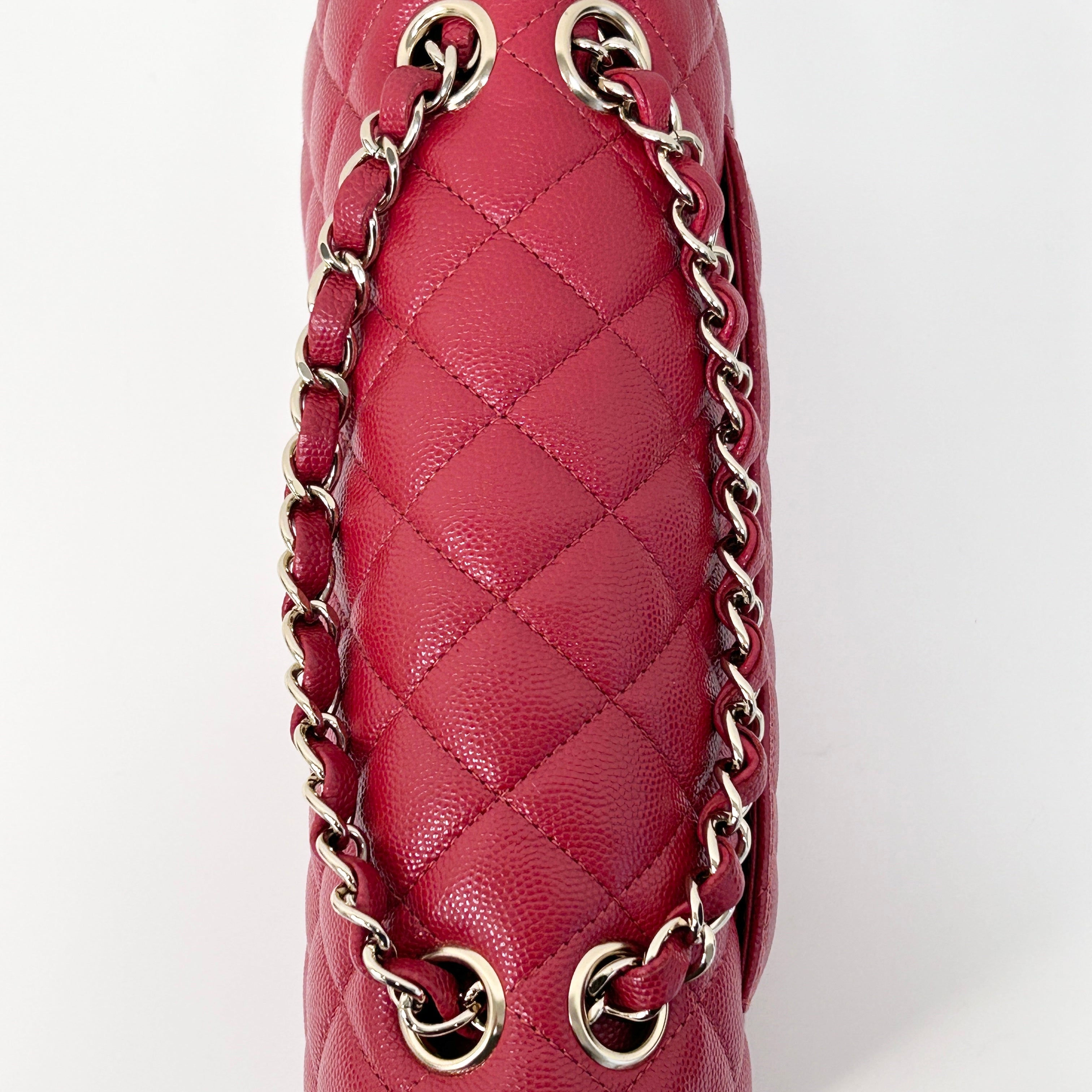 Red Caviar Classic Small Double Flap Bag w/GHW