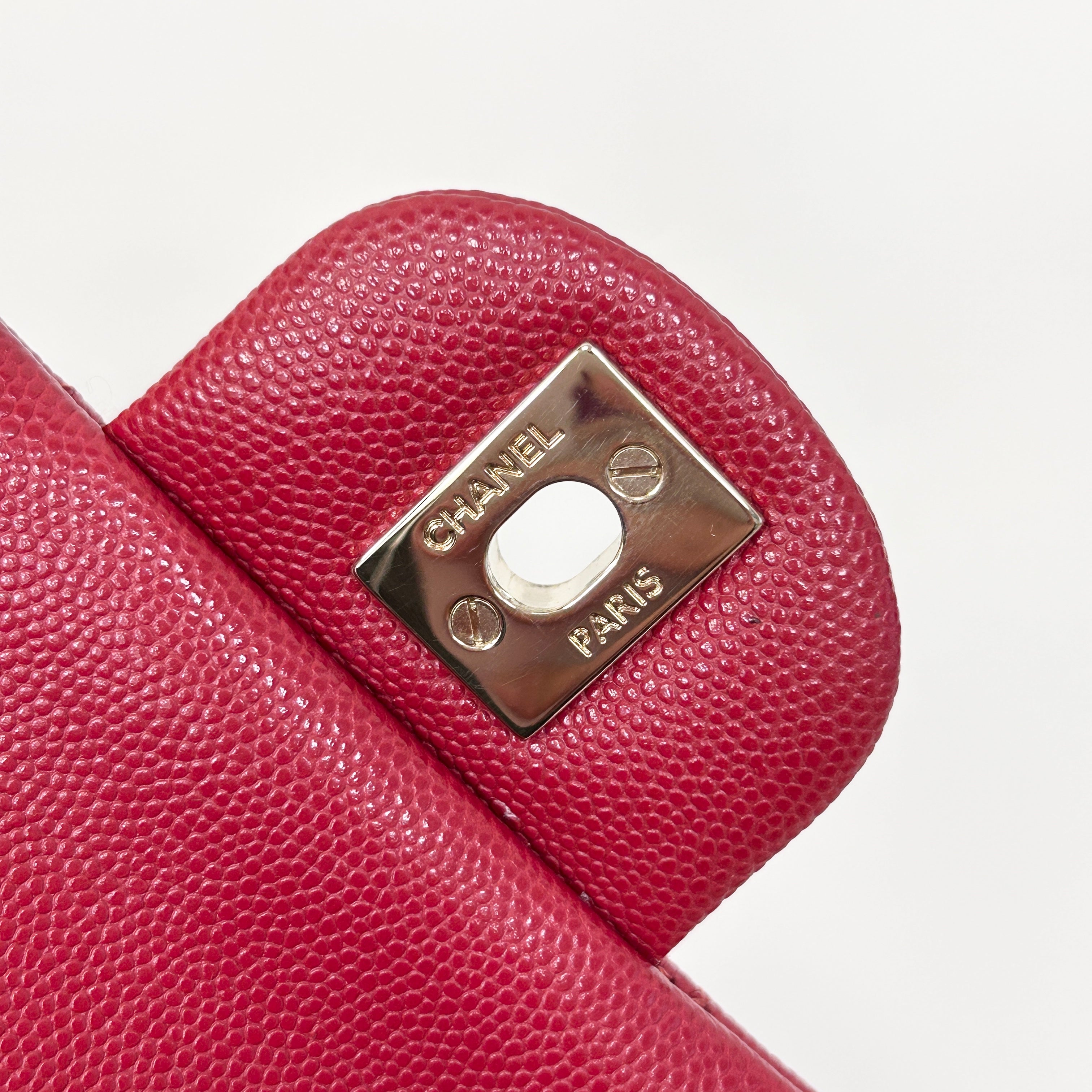 Red Caviar Classic Small Double Flap Bag w/GHW