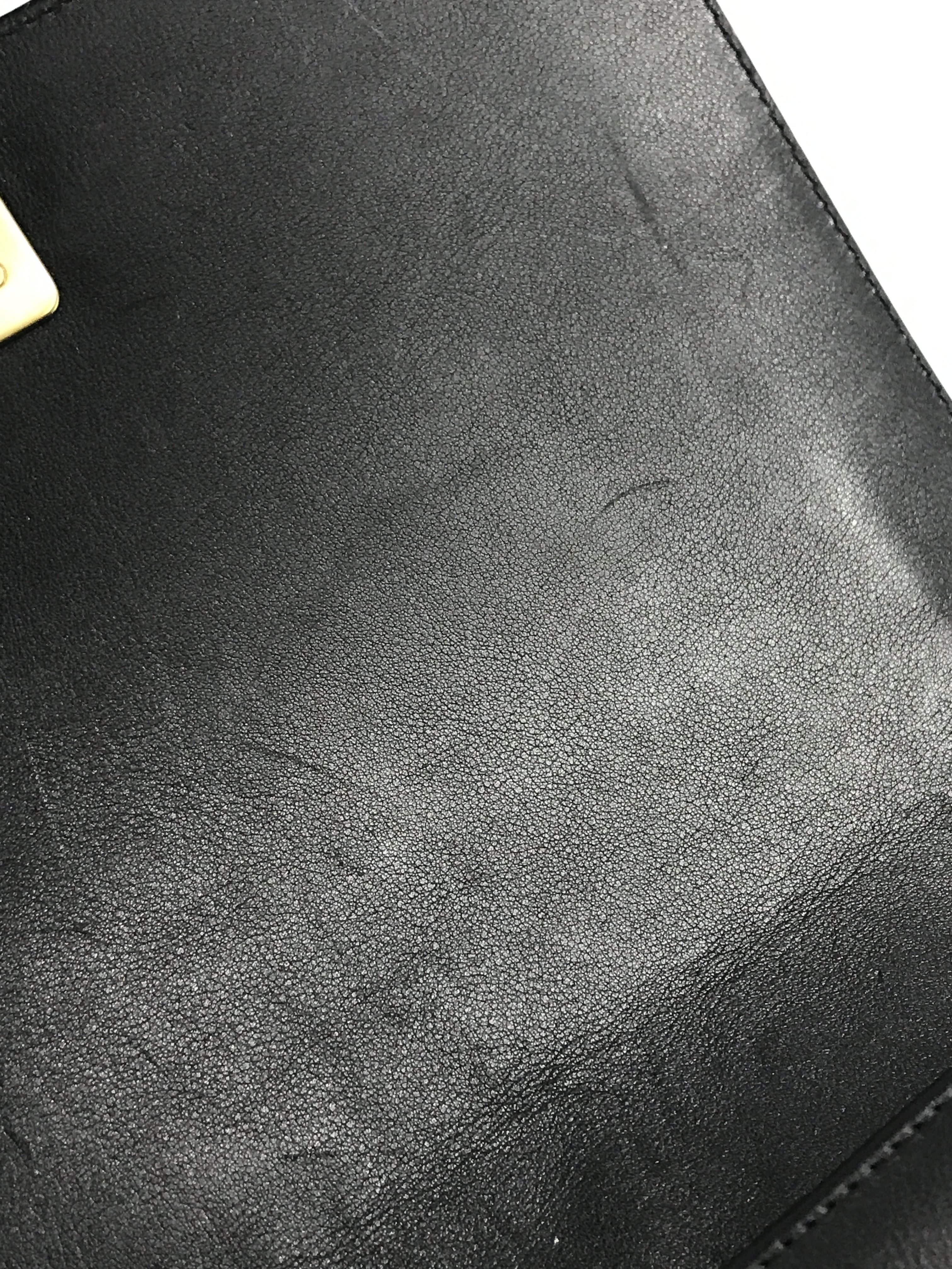 Black Quilted Lambskin Medium Boy Bag W/AGHW