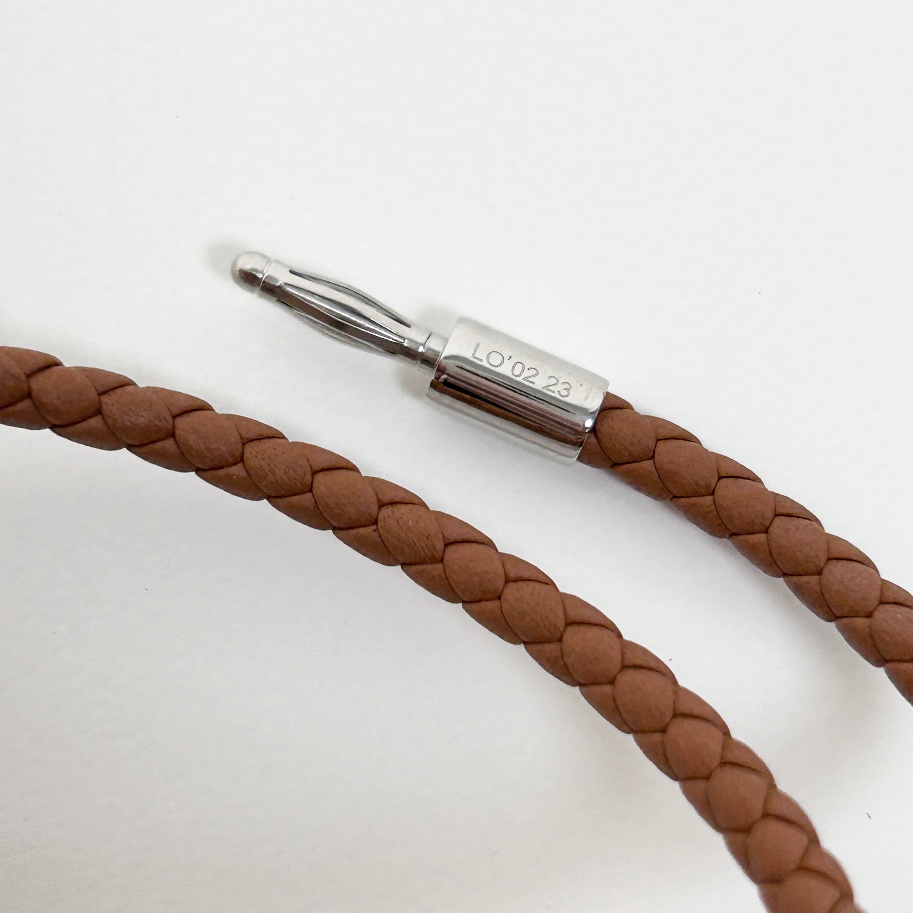 Gold Tournis Tresse Bracelet w/PHW