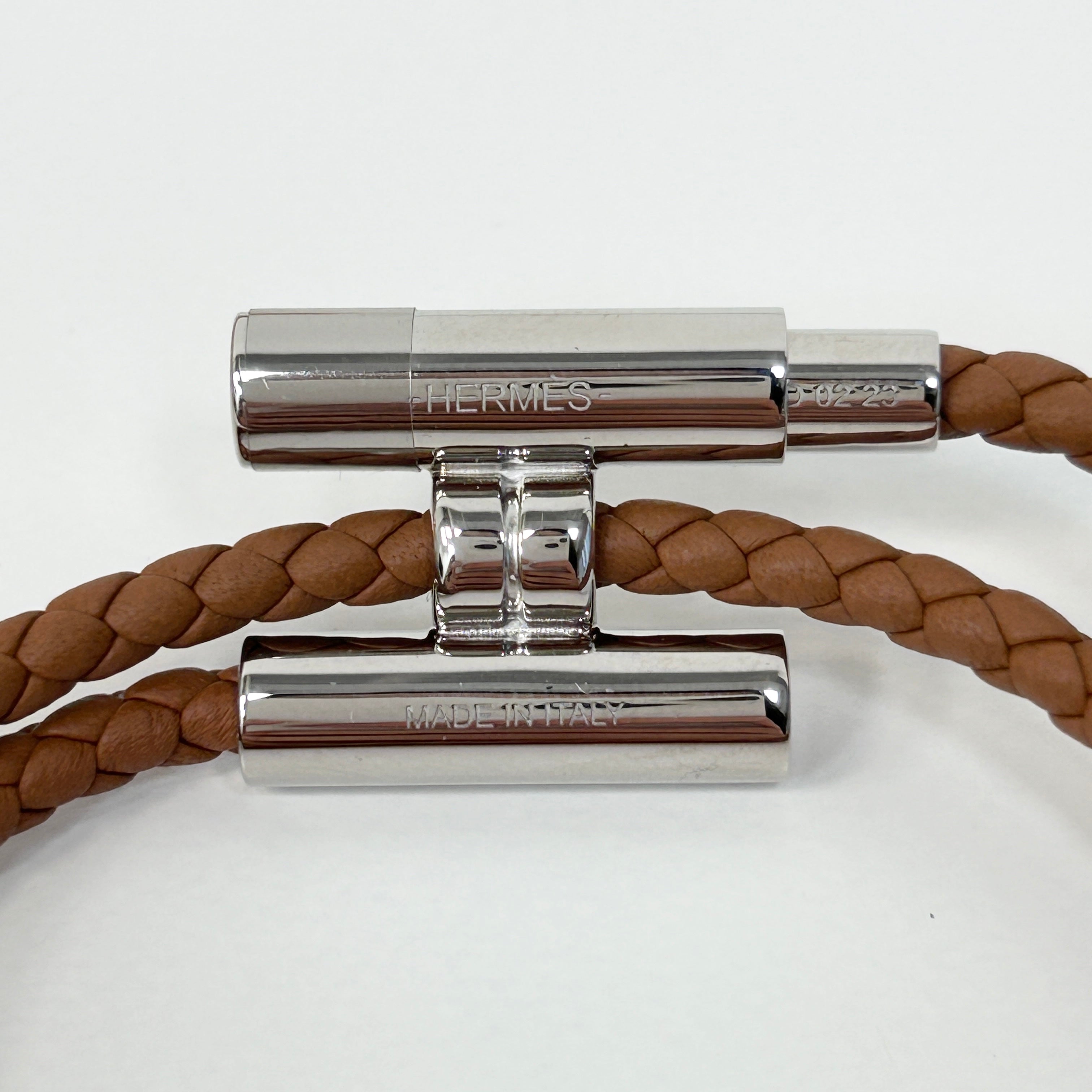 Gold Tournis Tresse Bracelet w/PHW