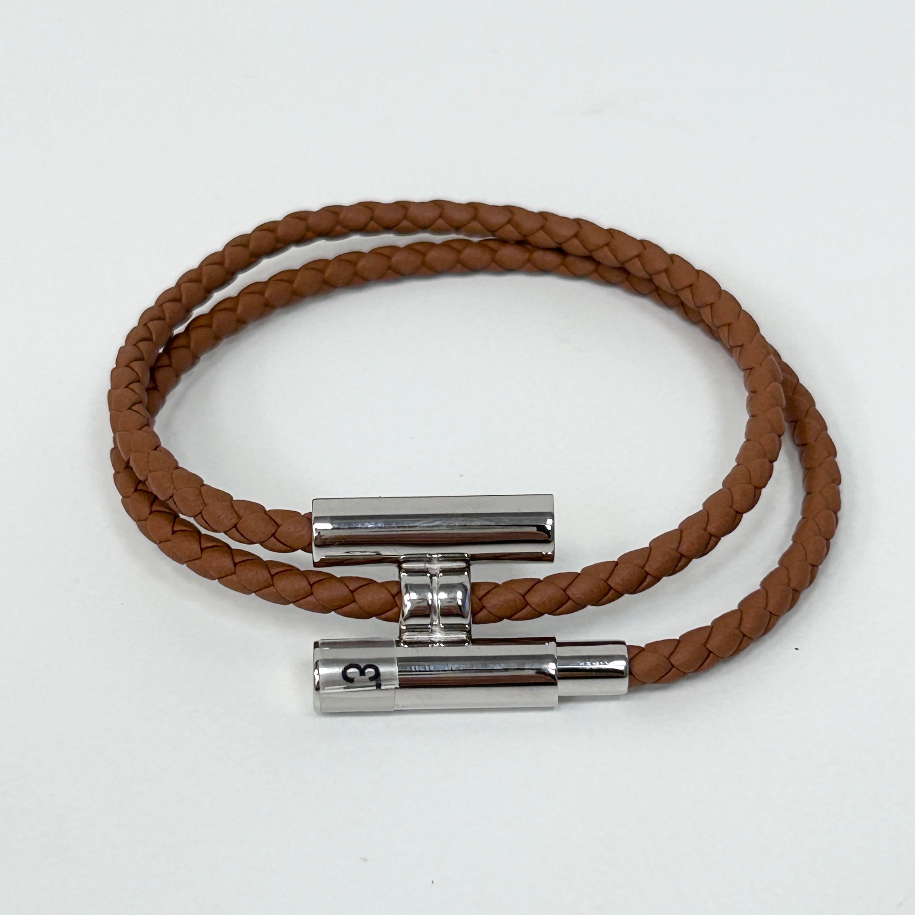 Gold Tournis Tresse Bracelet w/PHW