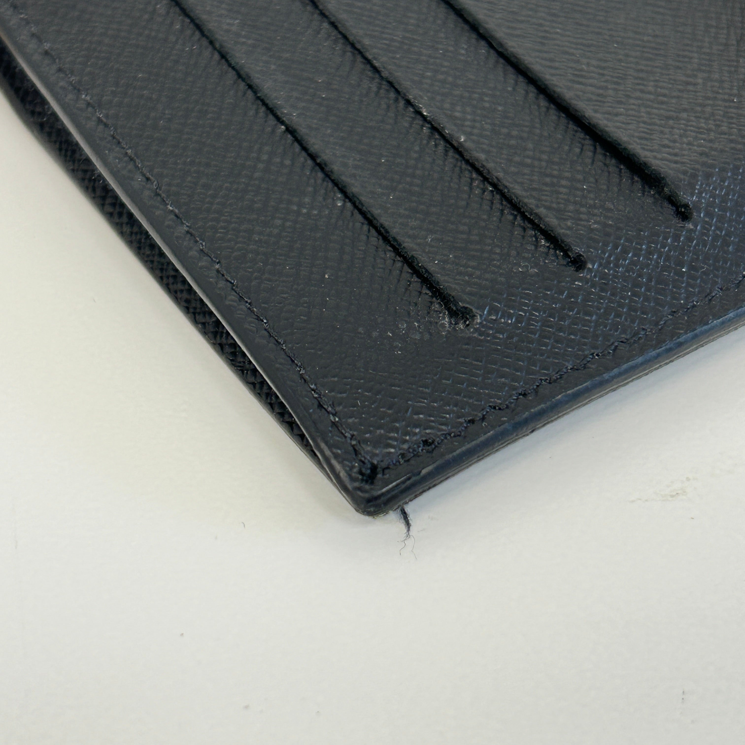 graphite damier coin card holder