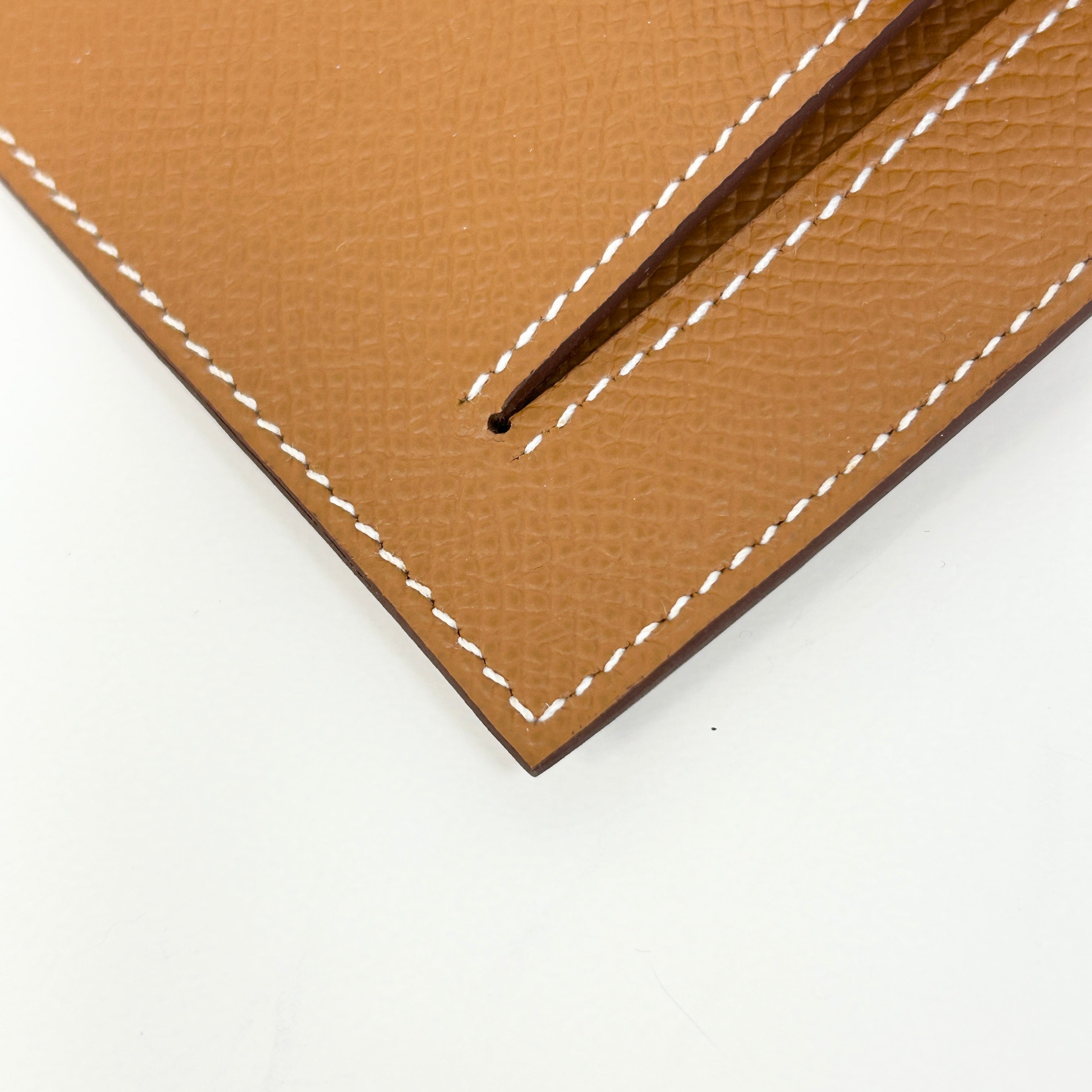 gold kelly pocket wallet w/GHW