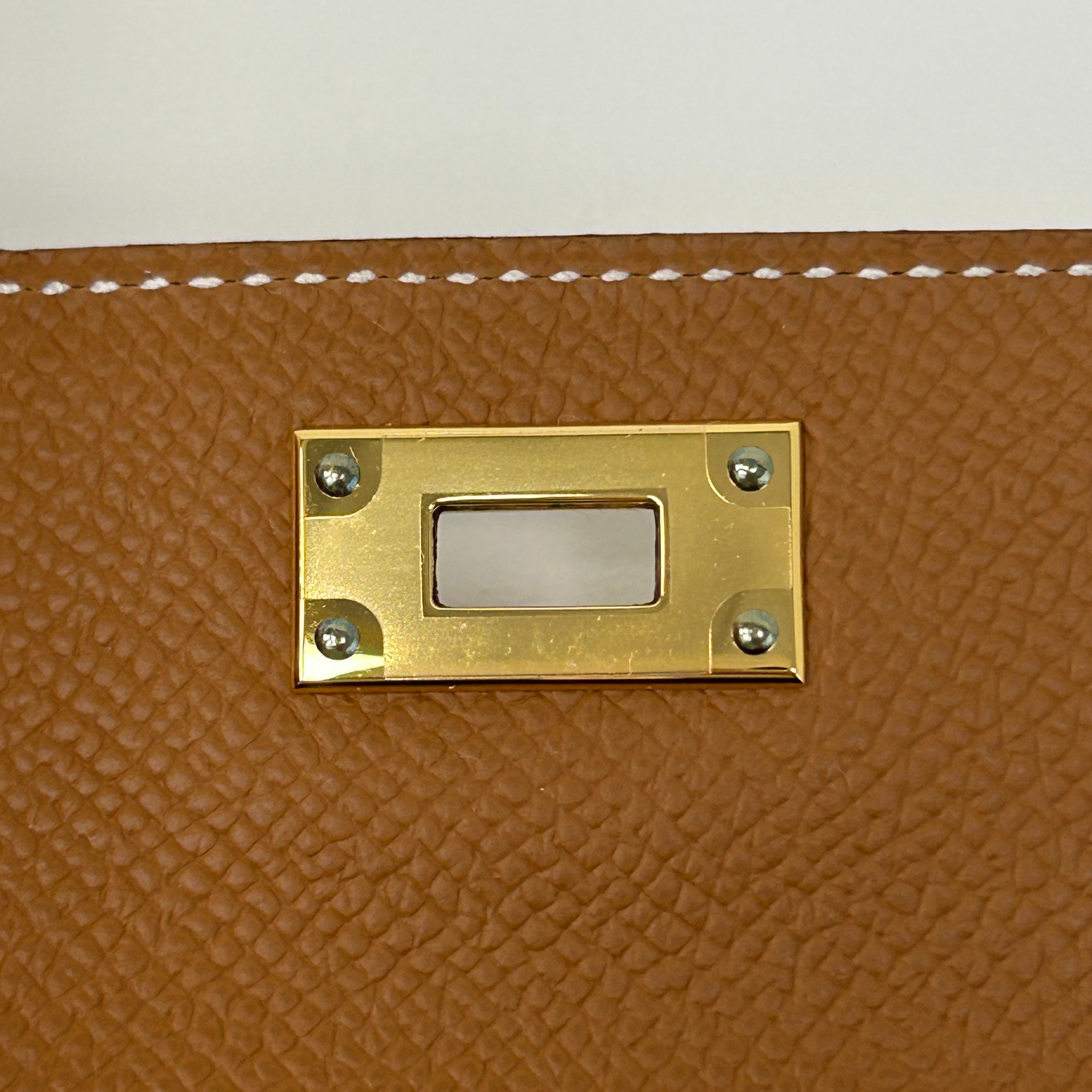 gold kelly pocket wallet w/GHW