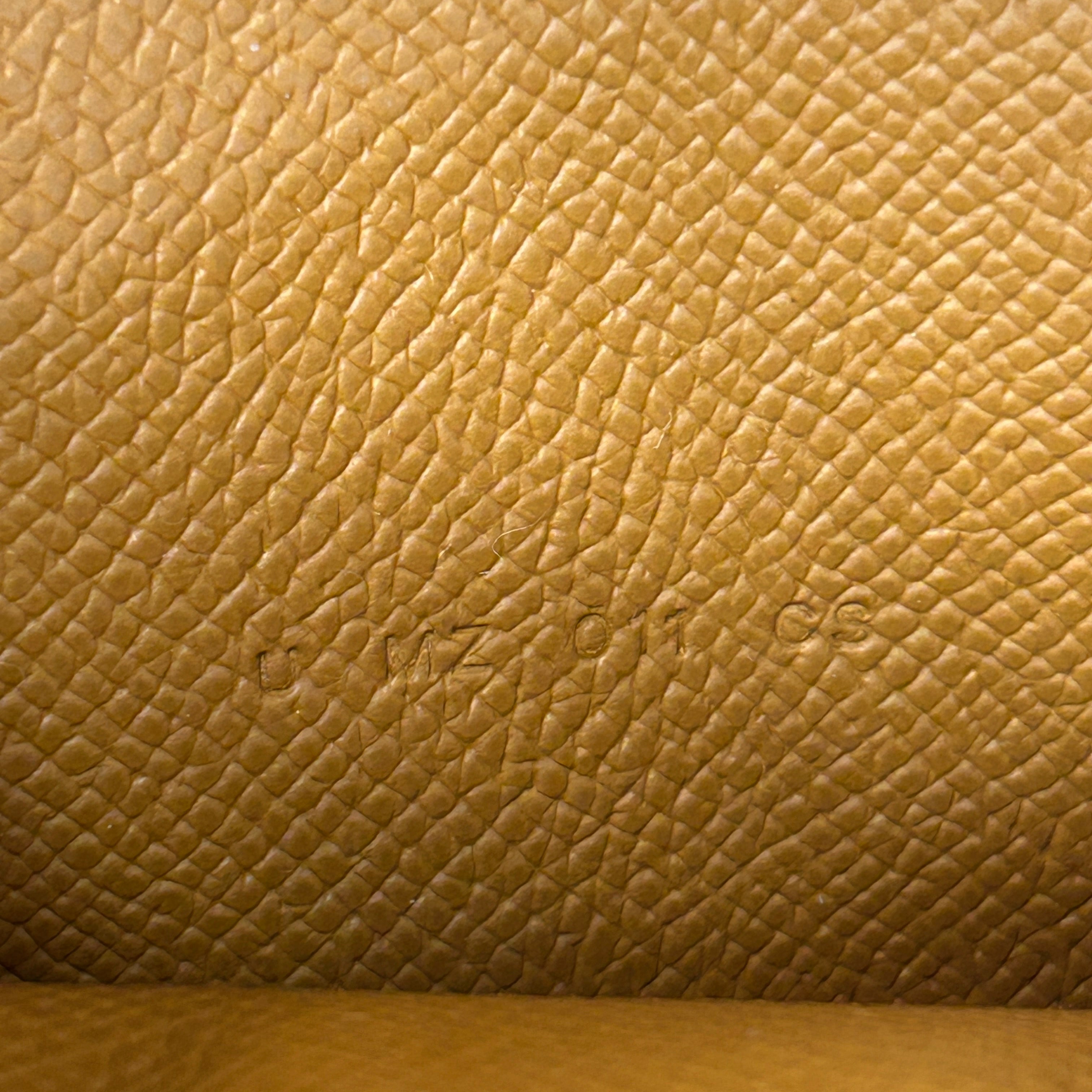 gold kelly pocket wallet w/GHW