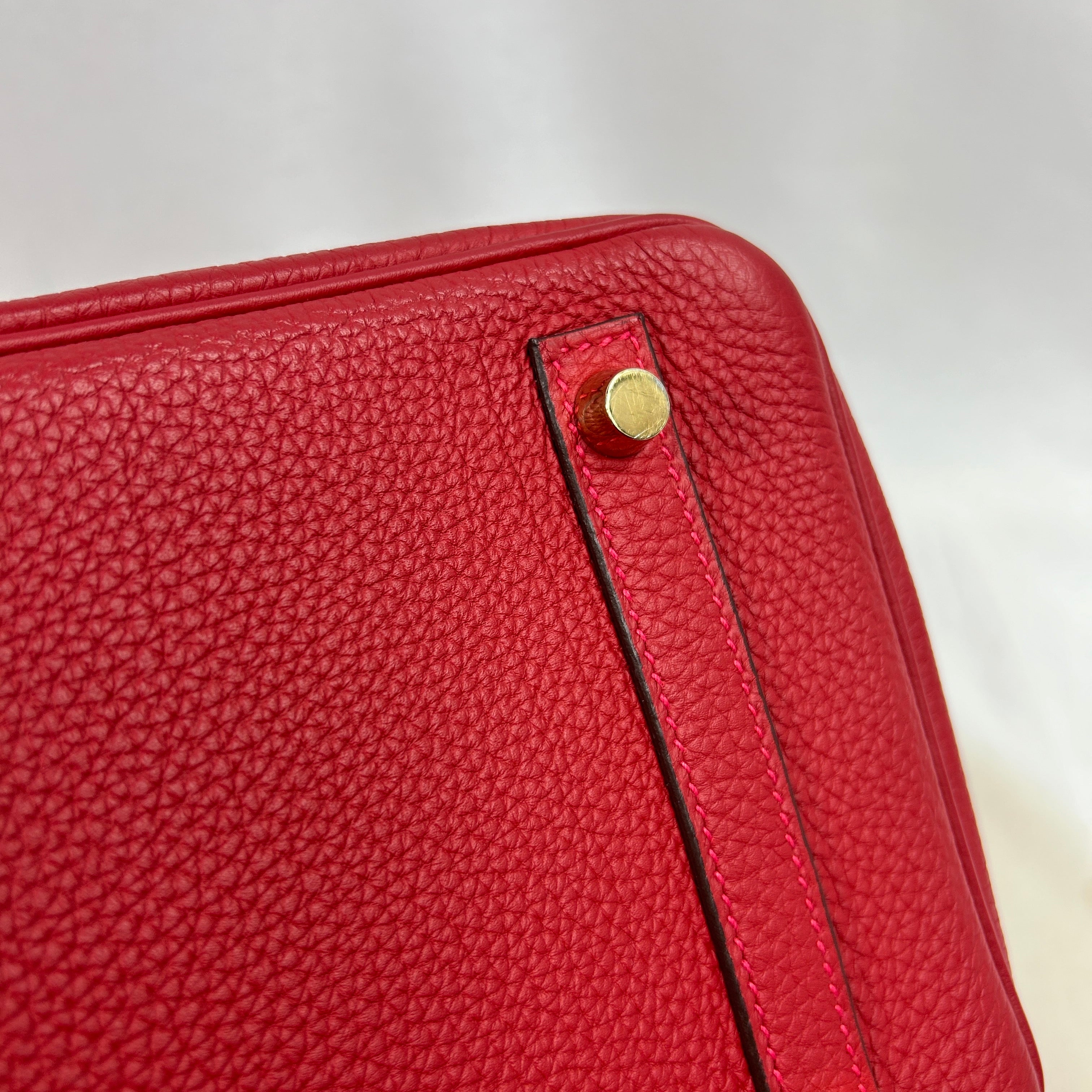 Rouge Togo Birkin 30 w/GHW