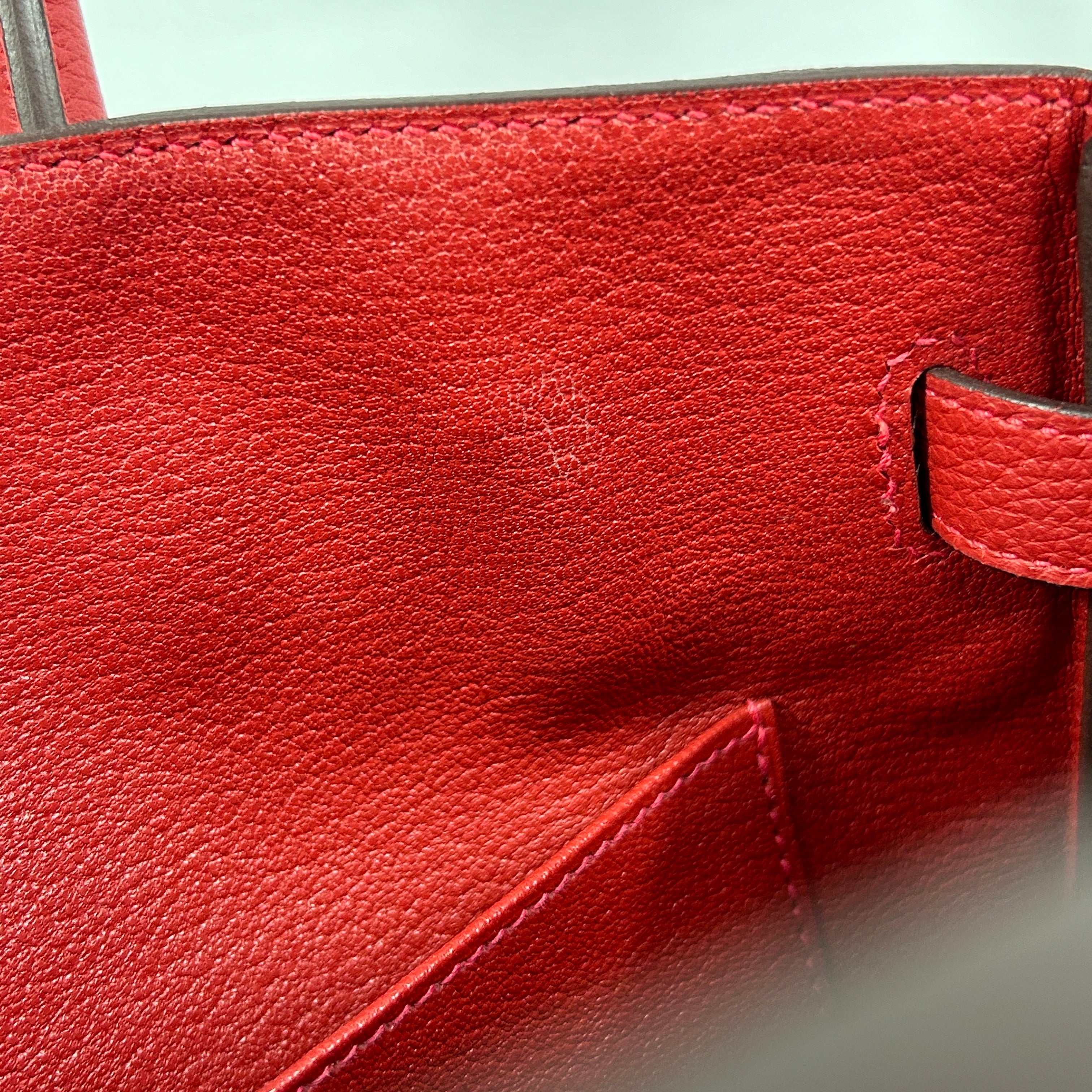 Rouge Togo Birkin 30 w/GHW