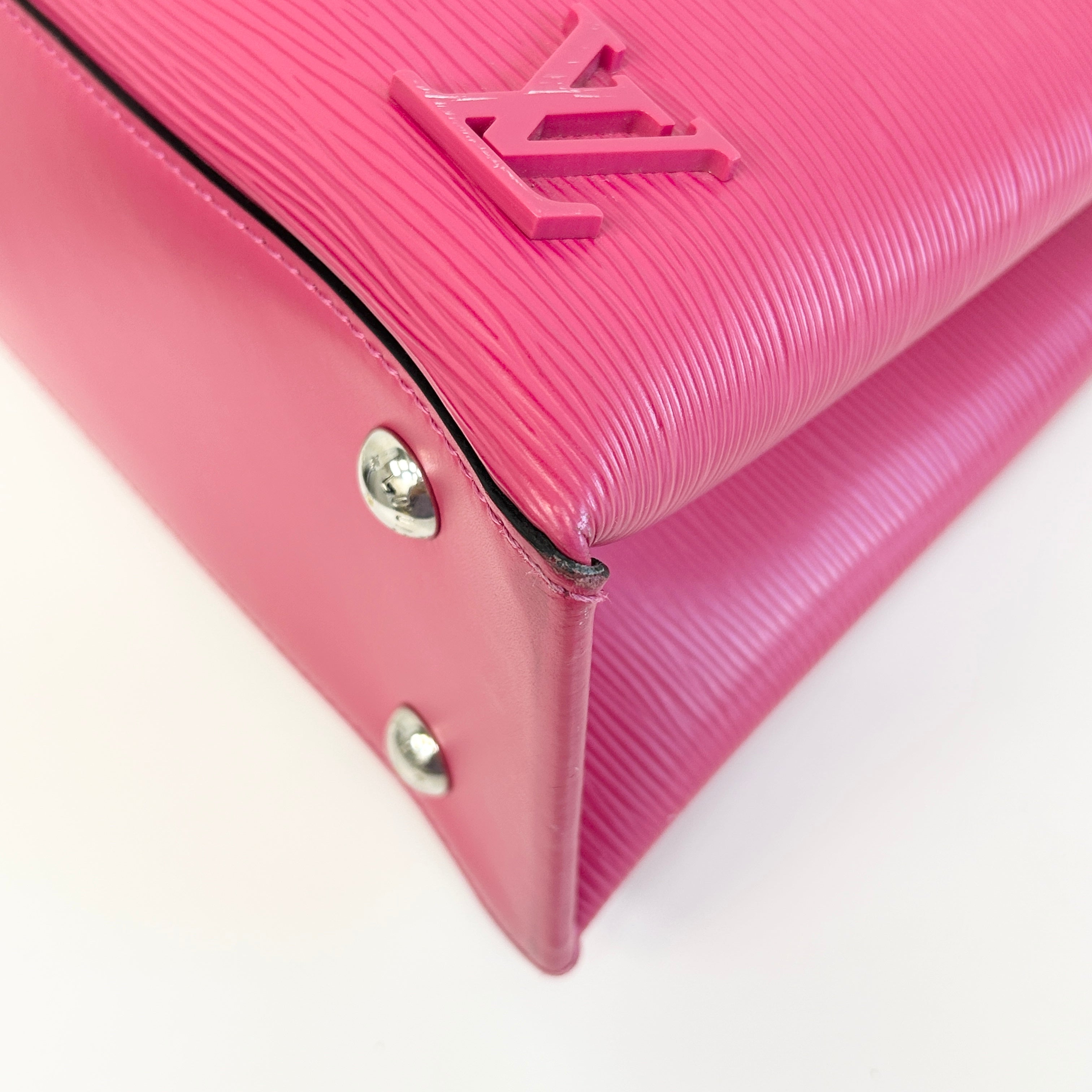 Hot Pink Epi Leather Kleber PM Bag w/GHW