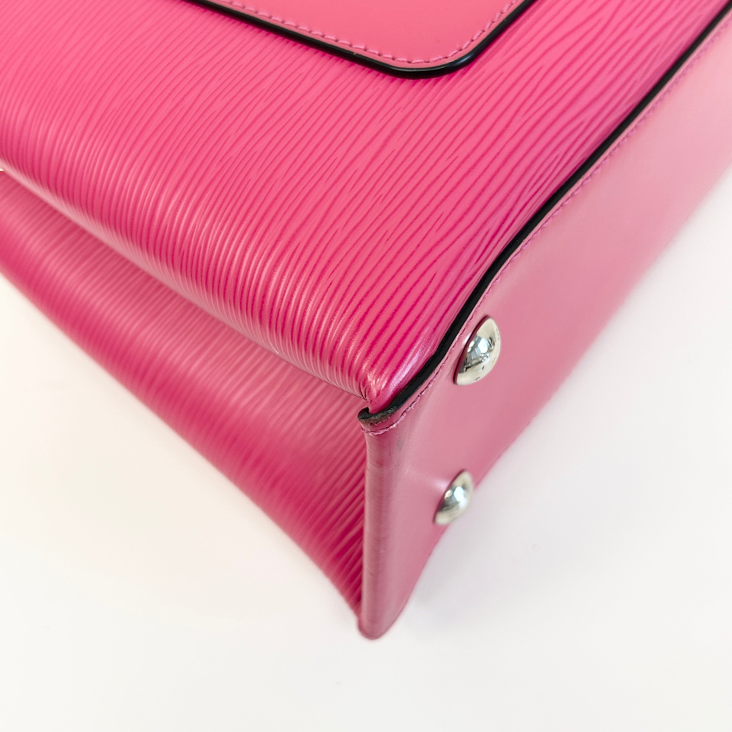 Hot Pink Epi Leather Kleber PM Bag w/GHW