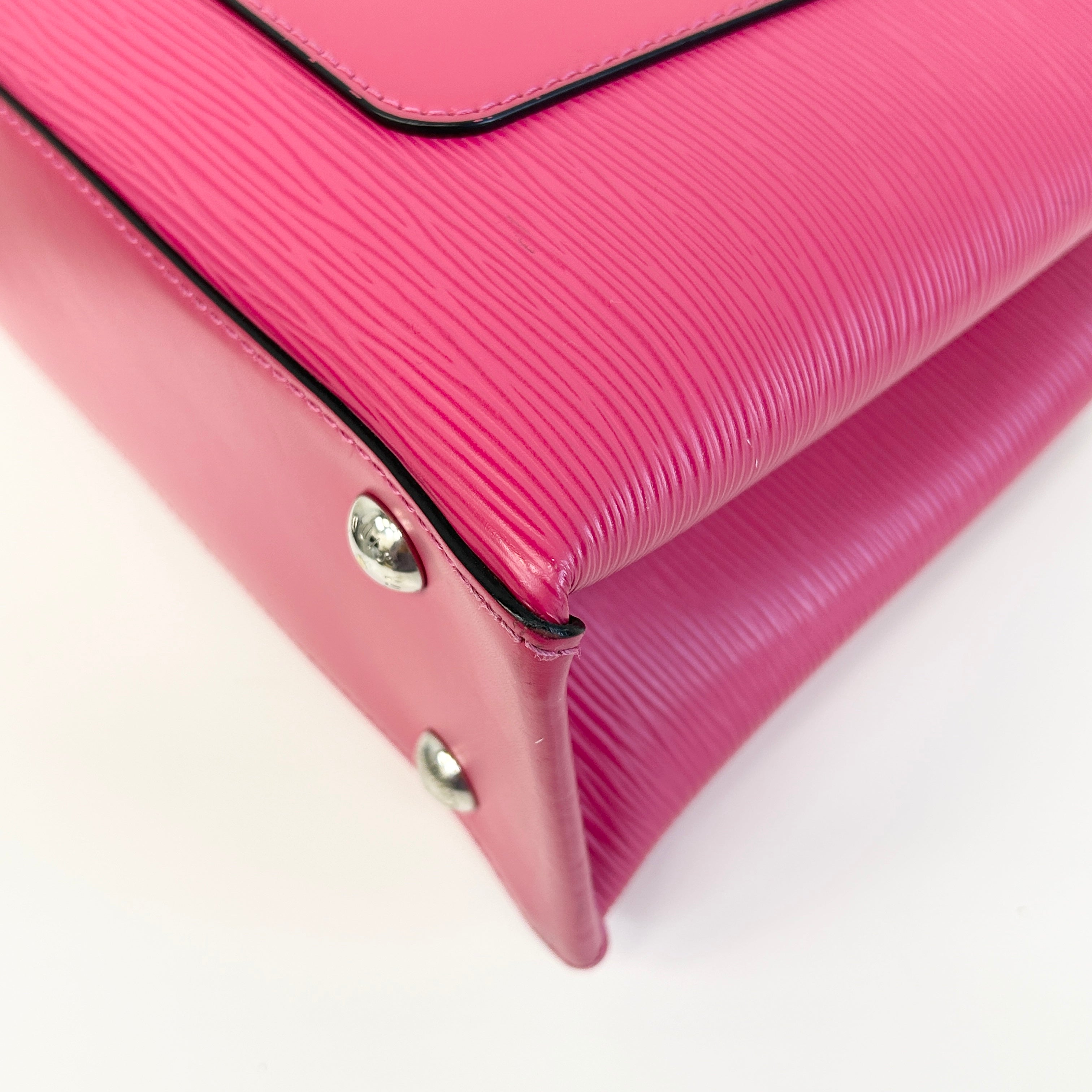Hot Pink Epi Leather Kleber PM Bag w/GHW