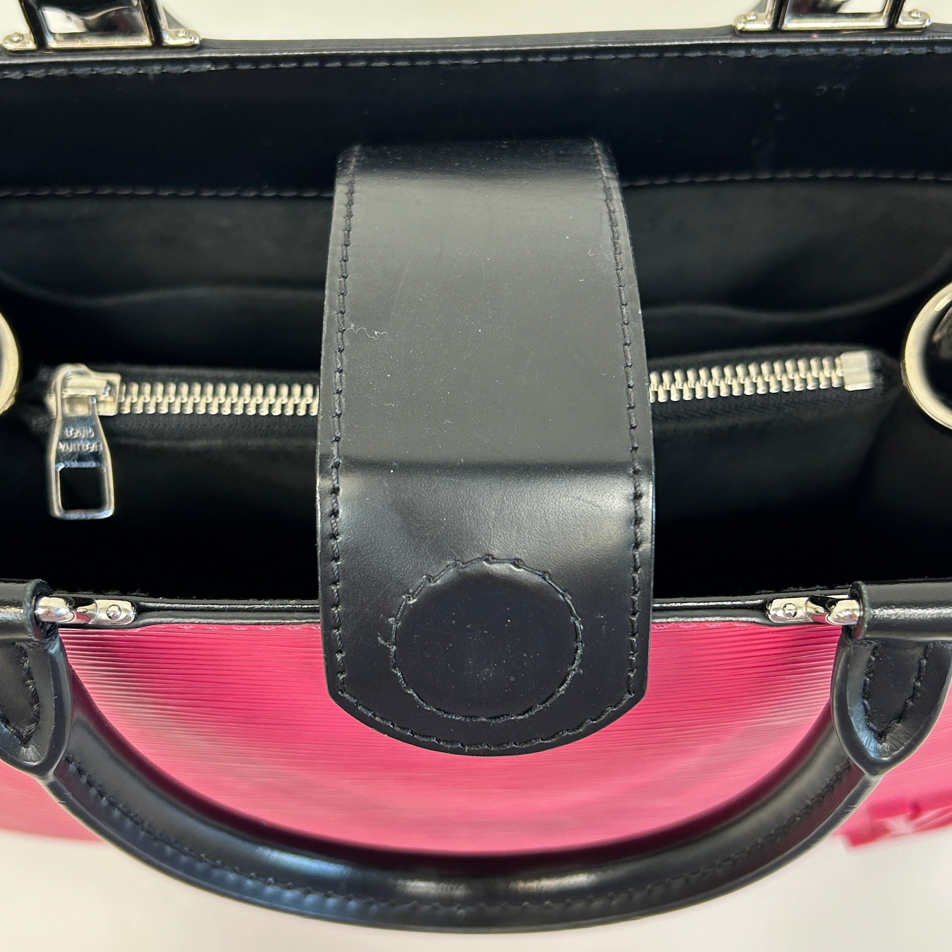 Hot Pink Epi Leather Kleber PM Bag w/GHW
