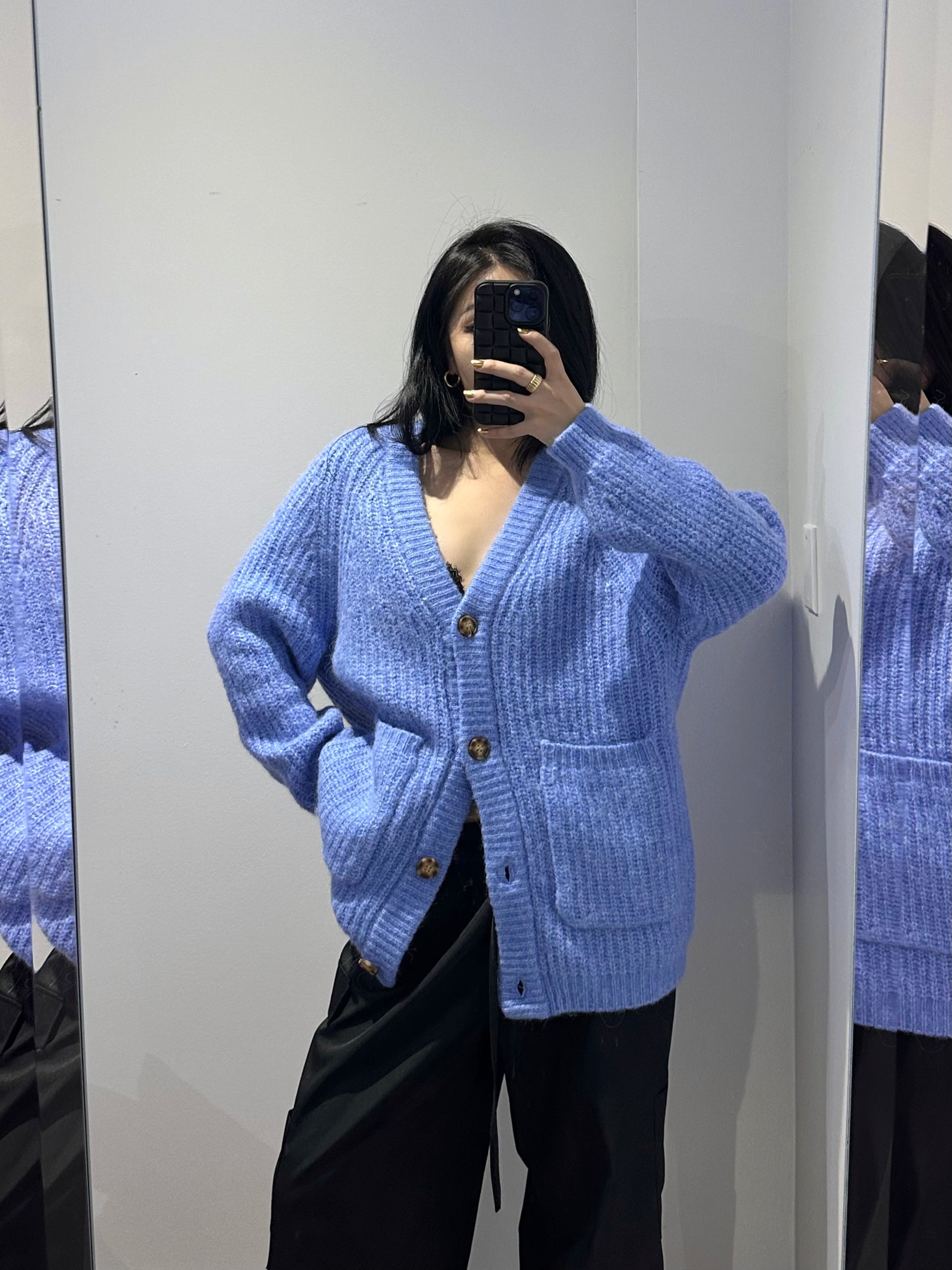 ZARA Light Blue Cardigan