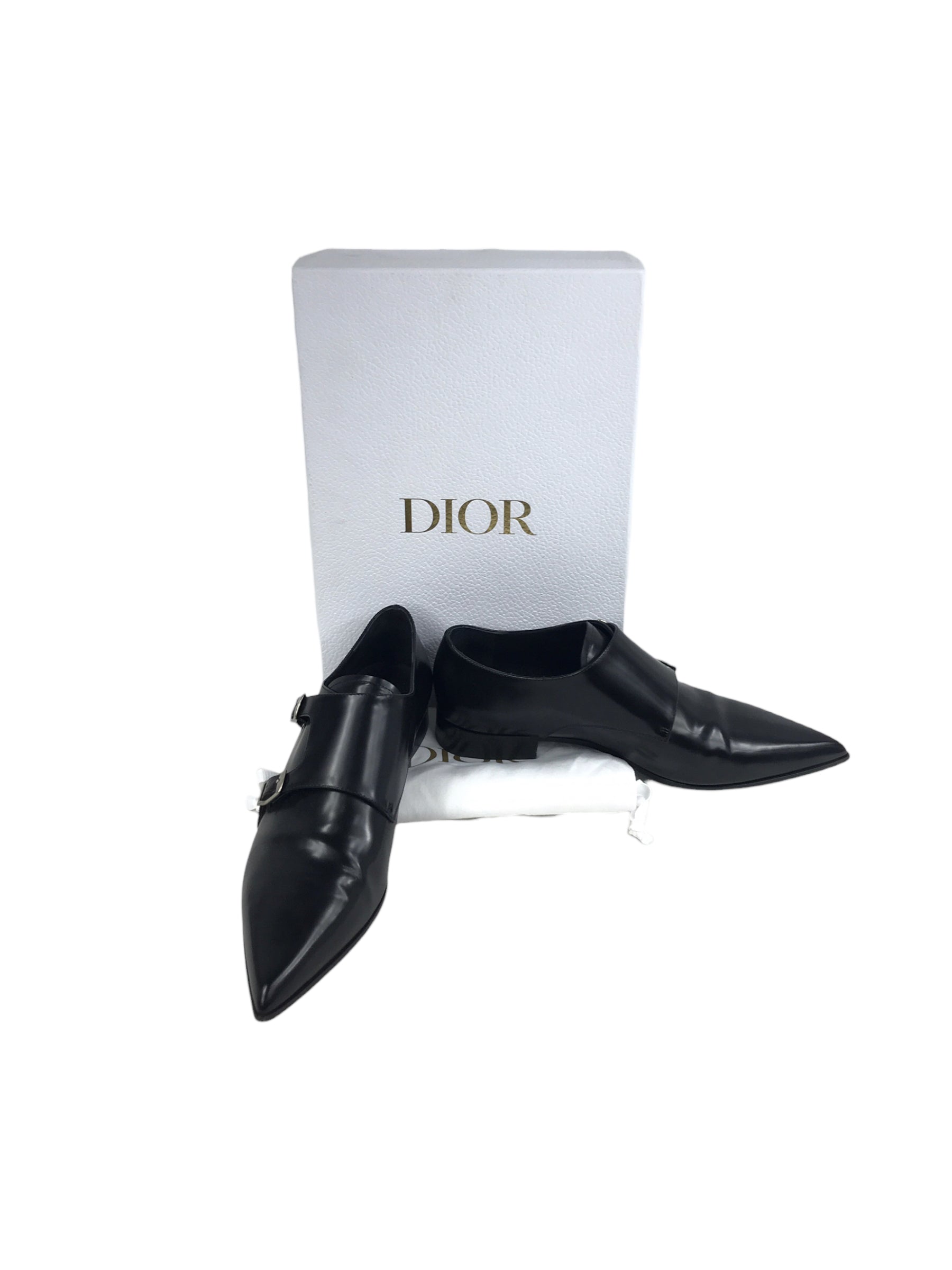 Pointed toe sale black loafers