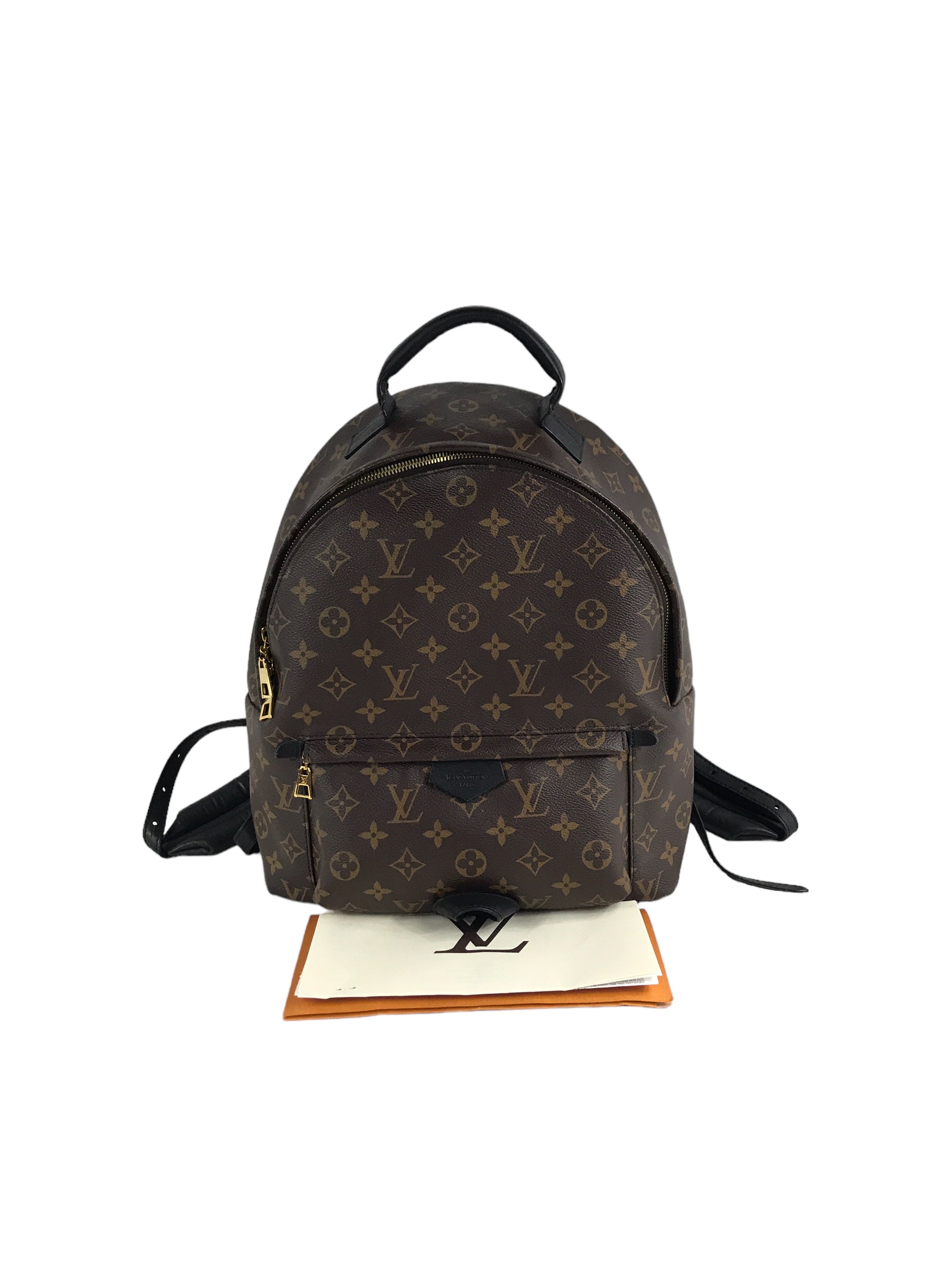 Monogram Coated Canvas Palm Springs MM Backpack w/GHW