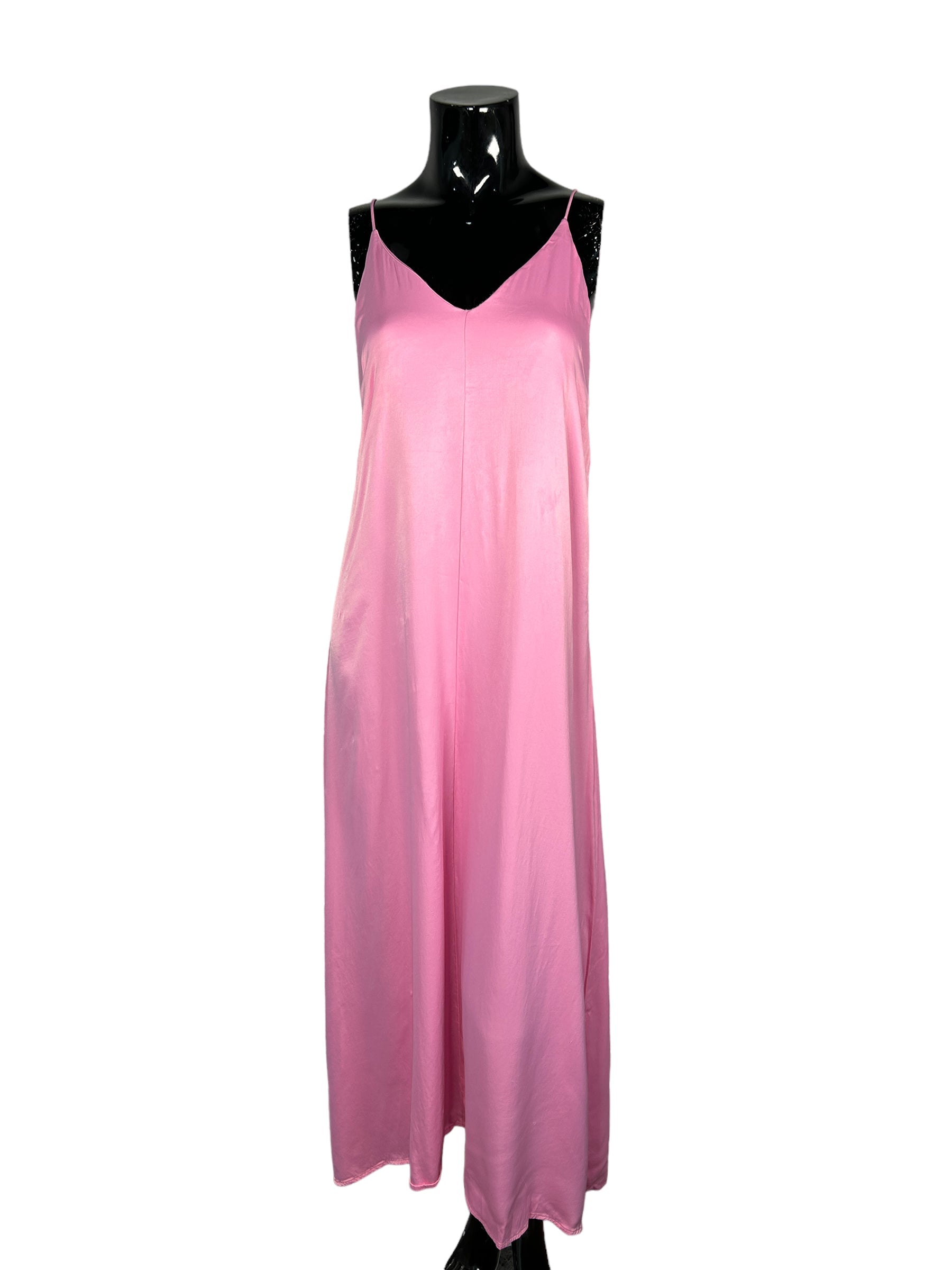 MANGO Pink Long Dress