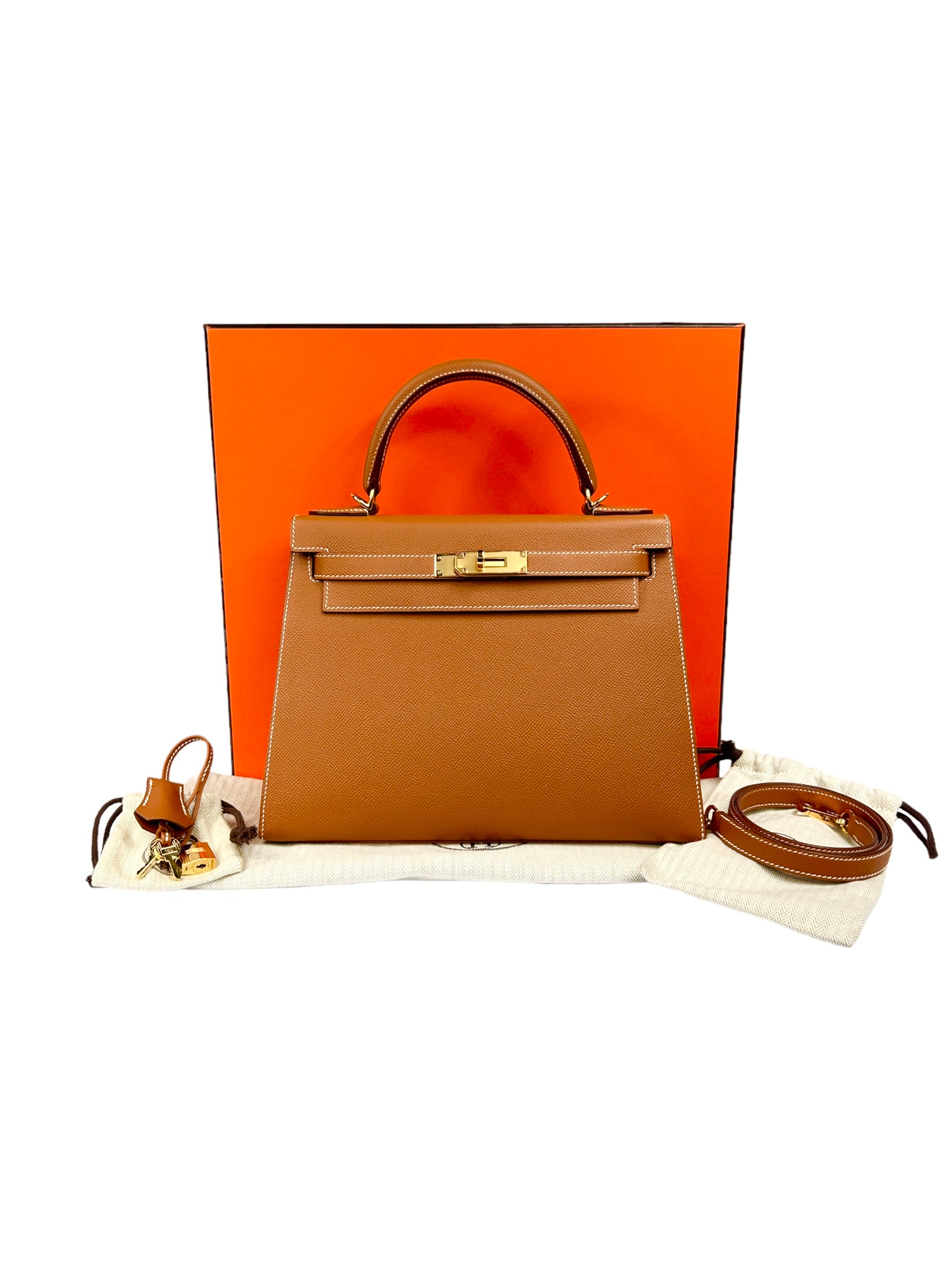 Hermes kelly 28 on sale epsom sellier gold