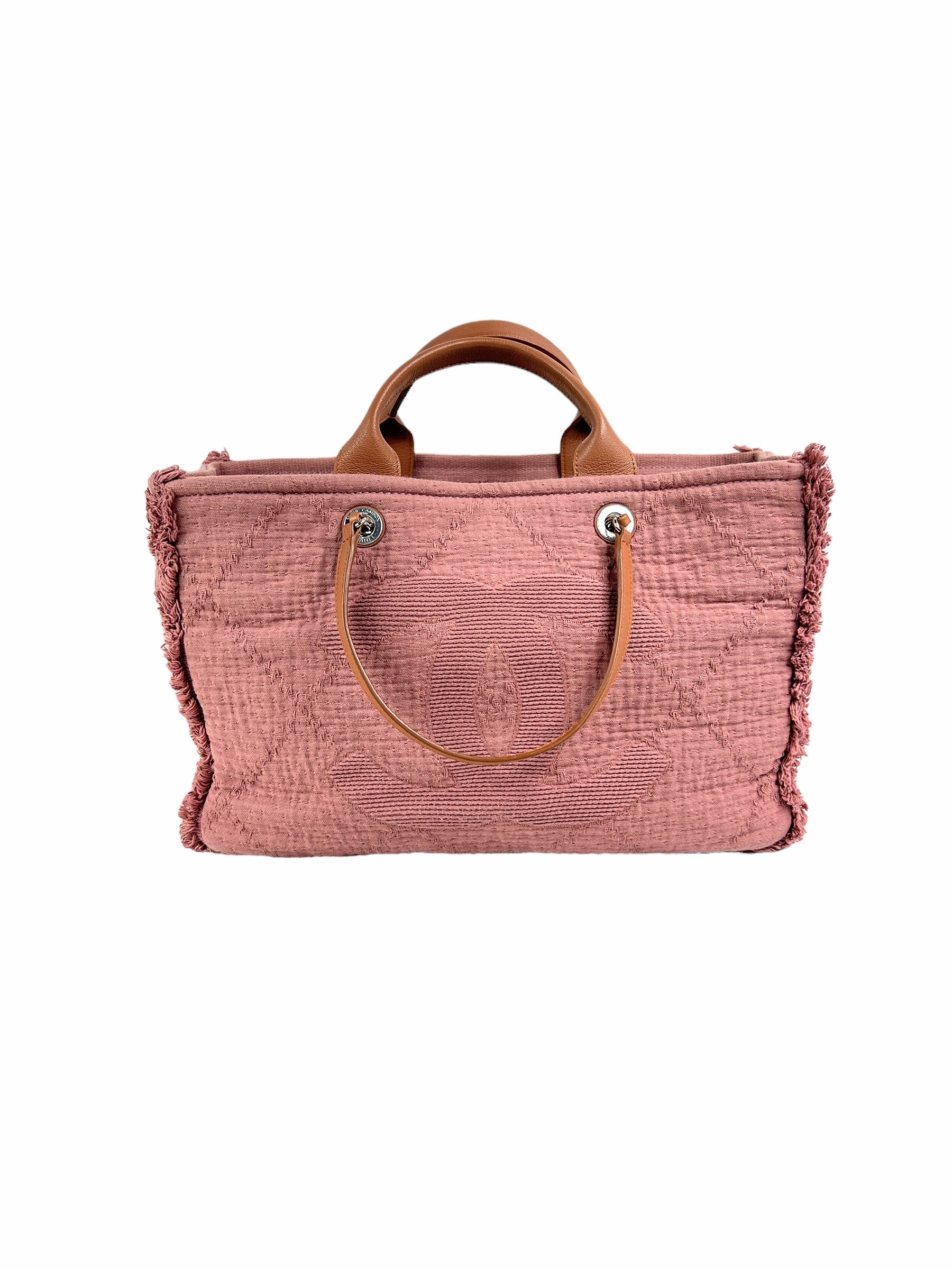 Pink Large Double Face Shopping Tote w/SHW