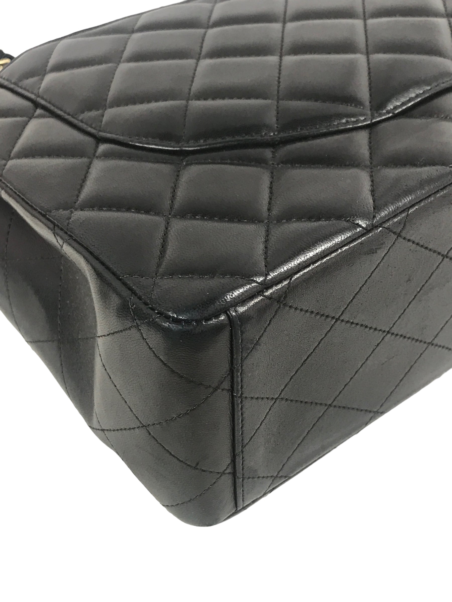 Black Quilted Lambskin Maxi w/GHW
