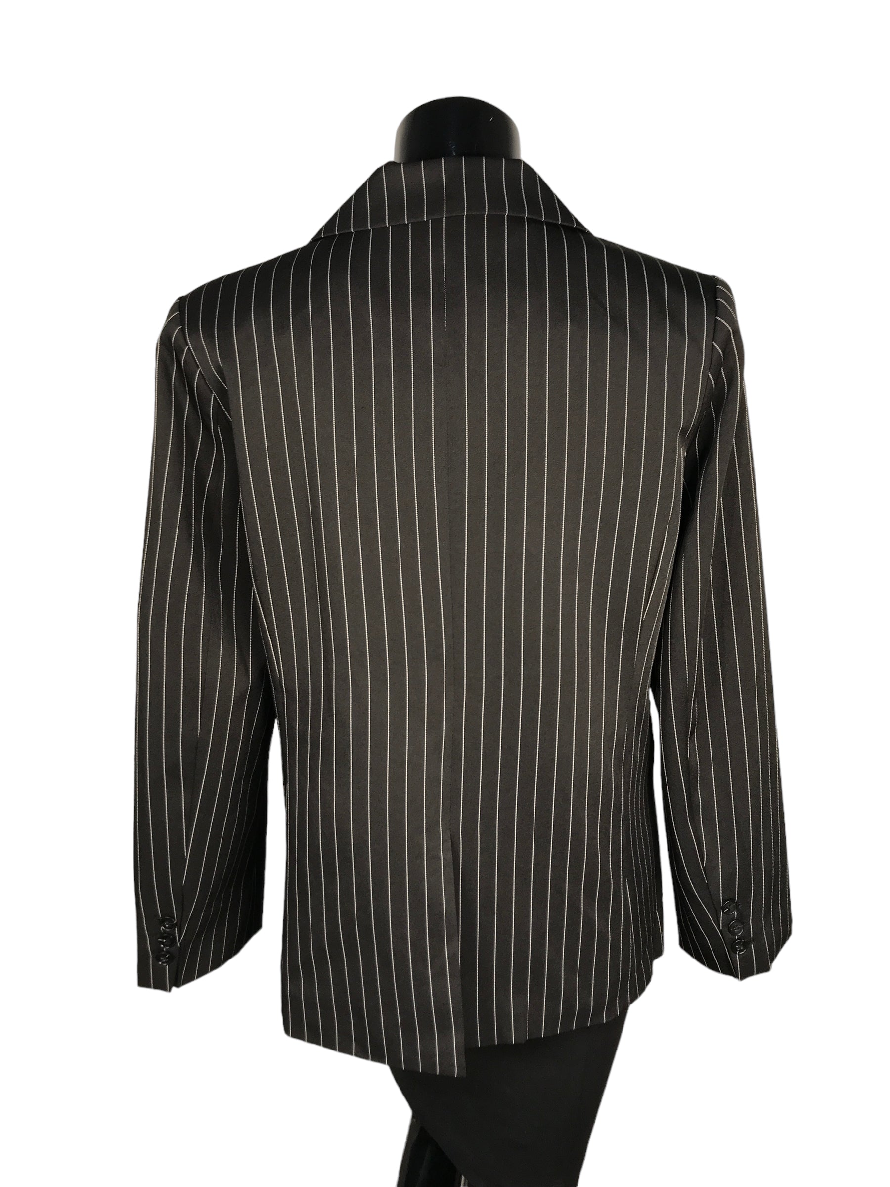 SUPERDOWN Black & White Stripped Blazer