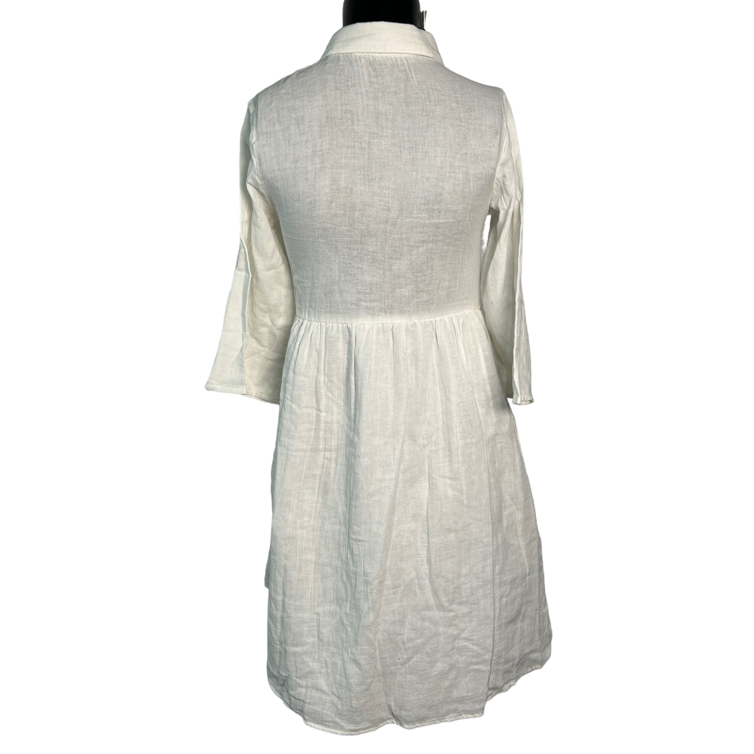 HAYATI White Linen Dress