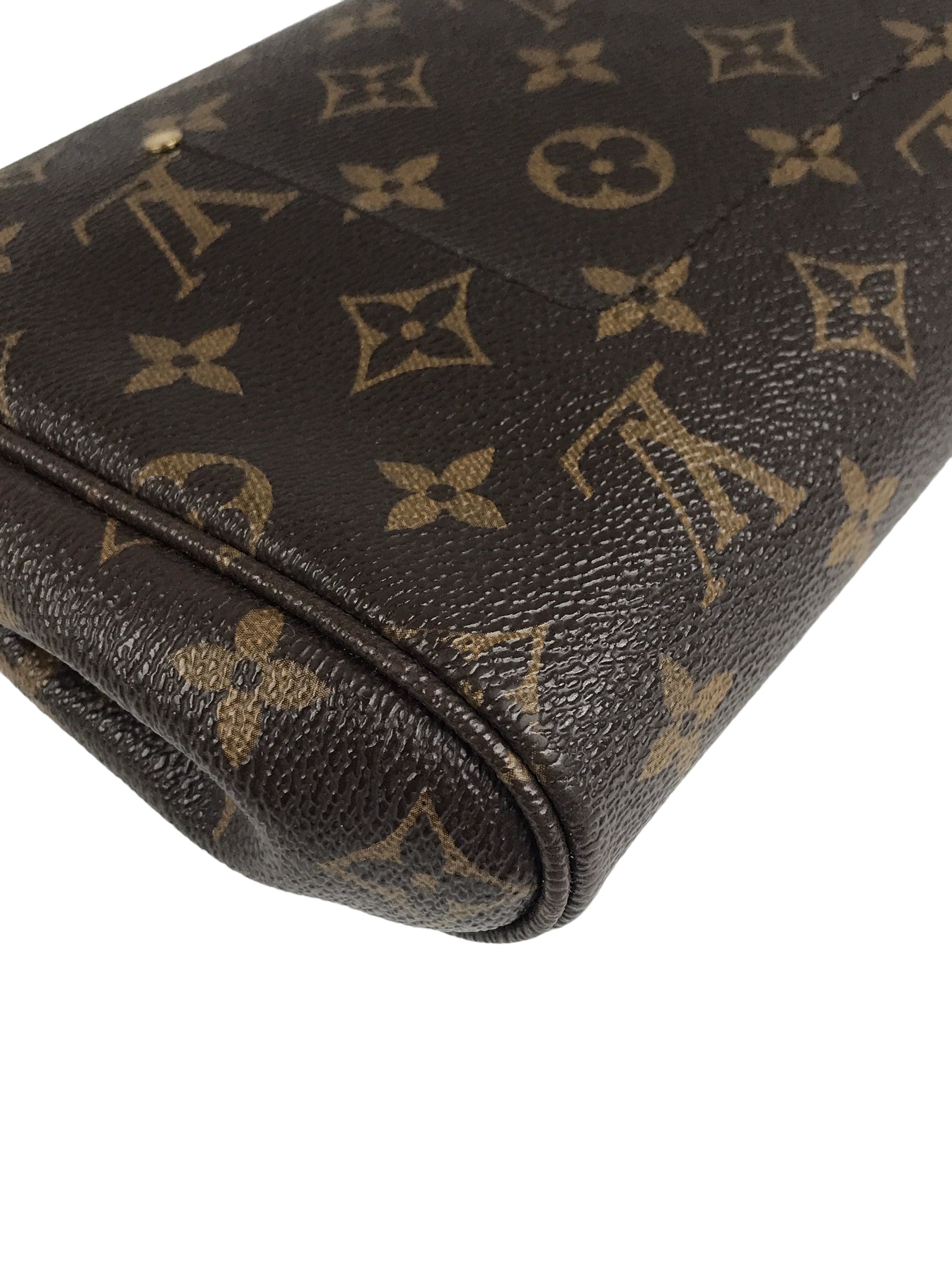 Monogram Coated Canvas Favorite PM W/GHW