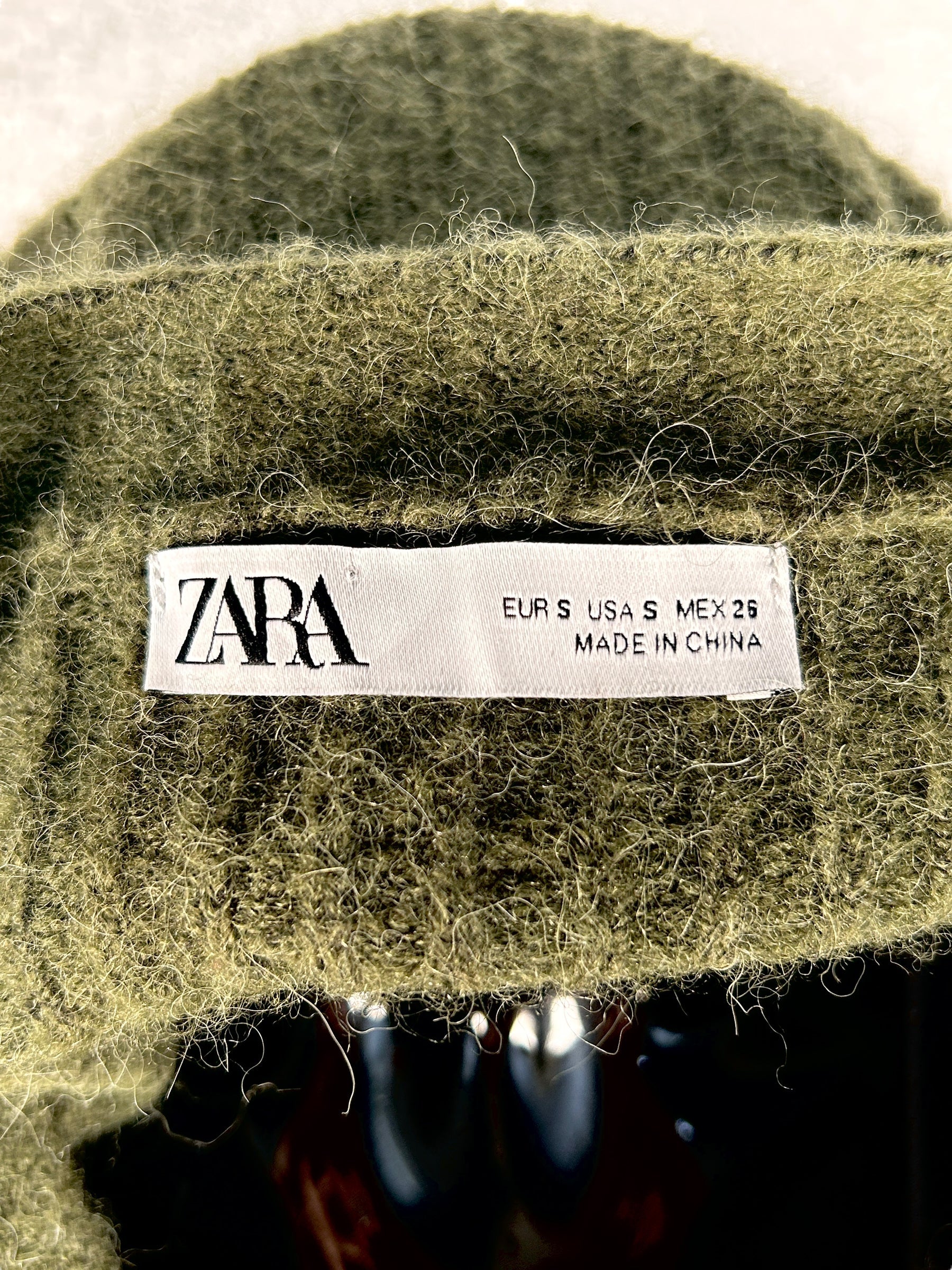 ZARA Forest Green Long Cardigan