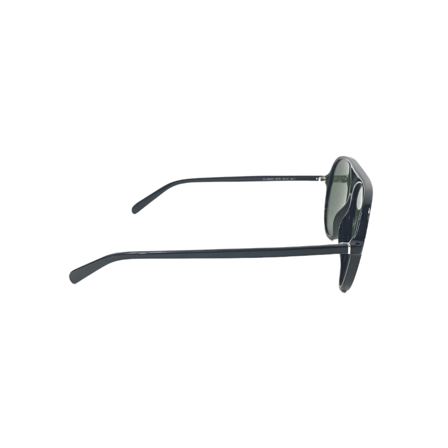 Black Acetate Aviator Frame Sunglasses