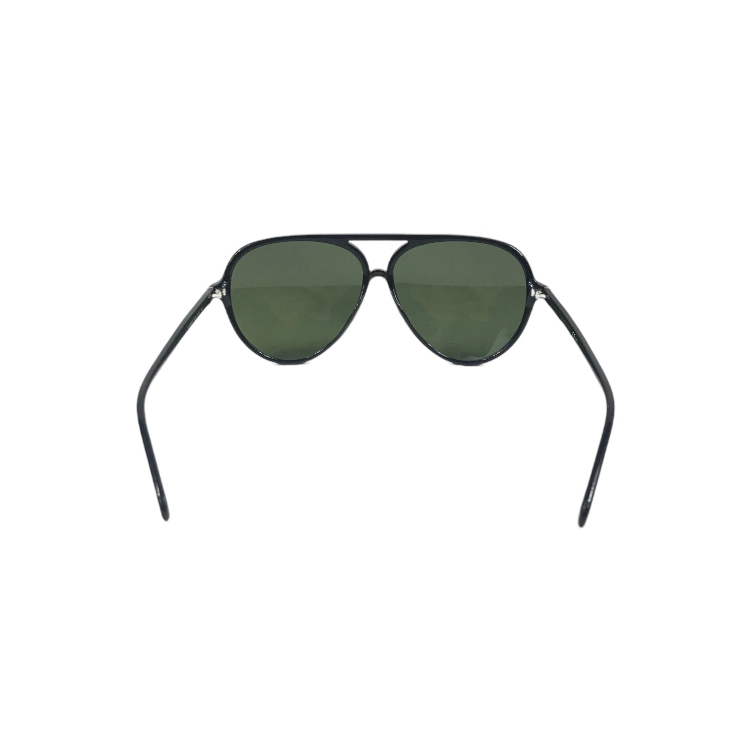 Black Acetate Aviator Frame Sunglasses