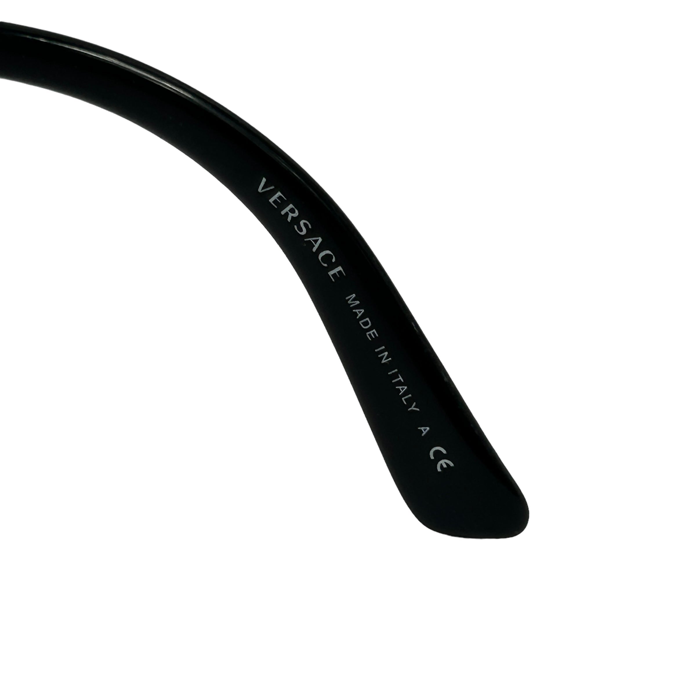 Black Cat Eye Frame Sunglasses w/SHW