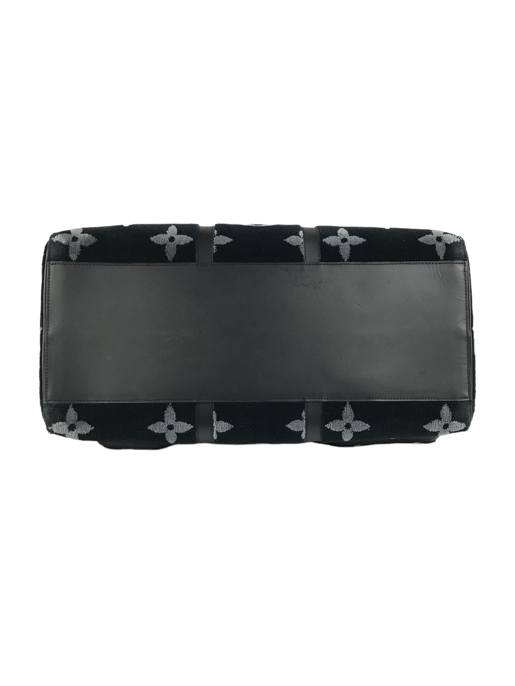 Multi Pocket Black Keepall Bandouliere Monogram Tuffetage 50 Duffel Bag w/MSBHW