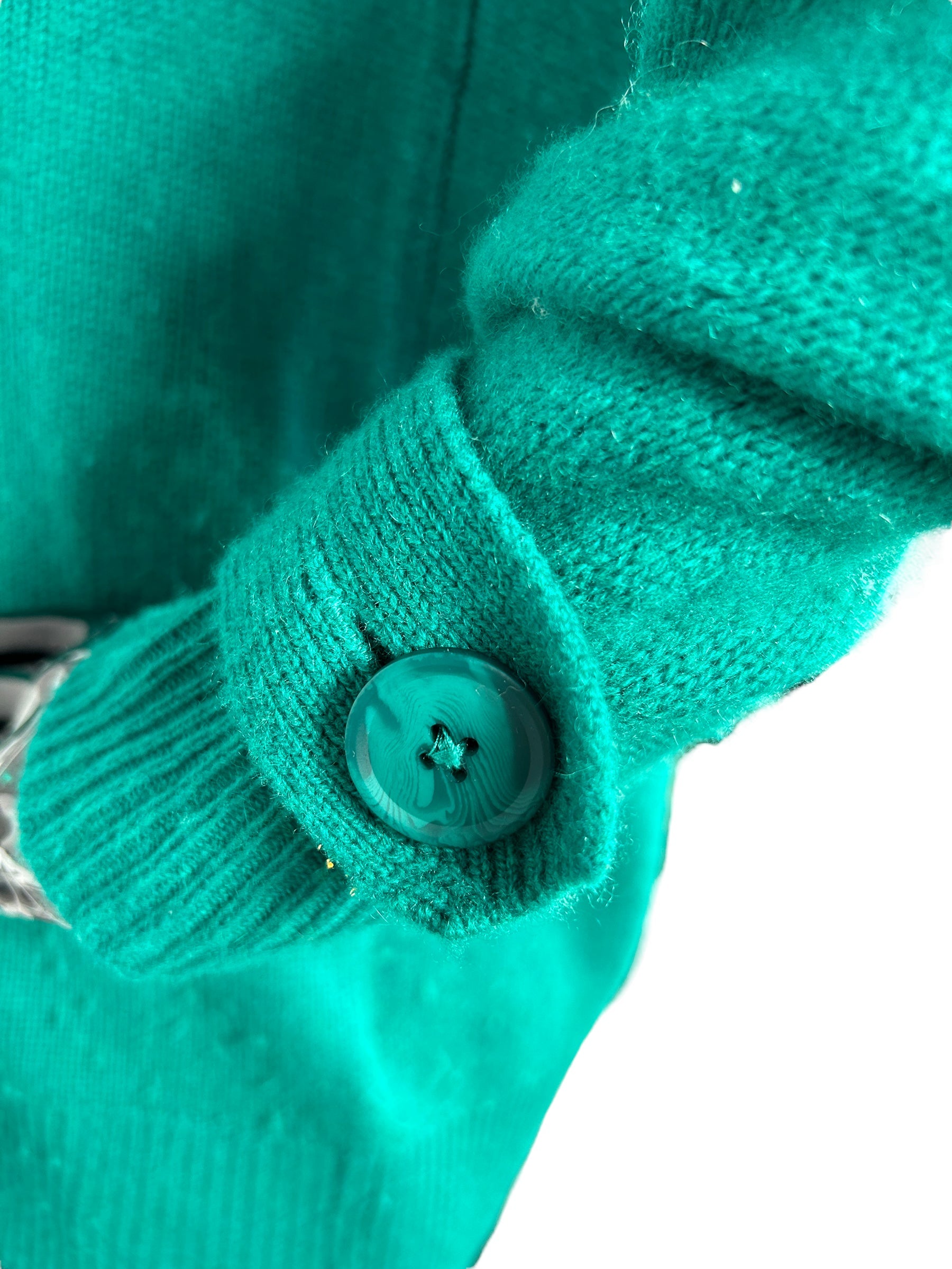 360CASHMERE Green Cashmere Cardigan