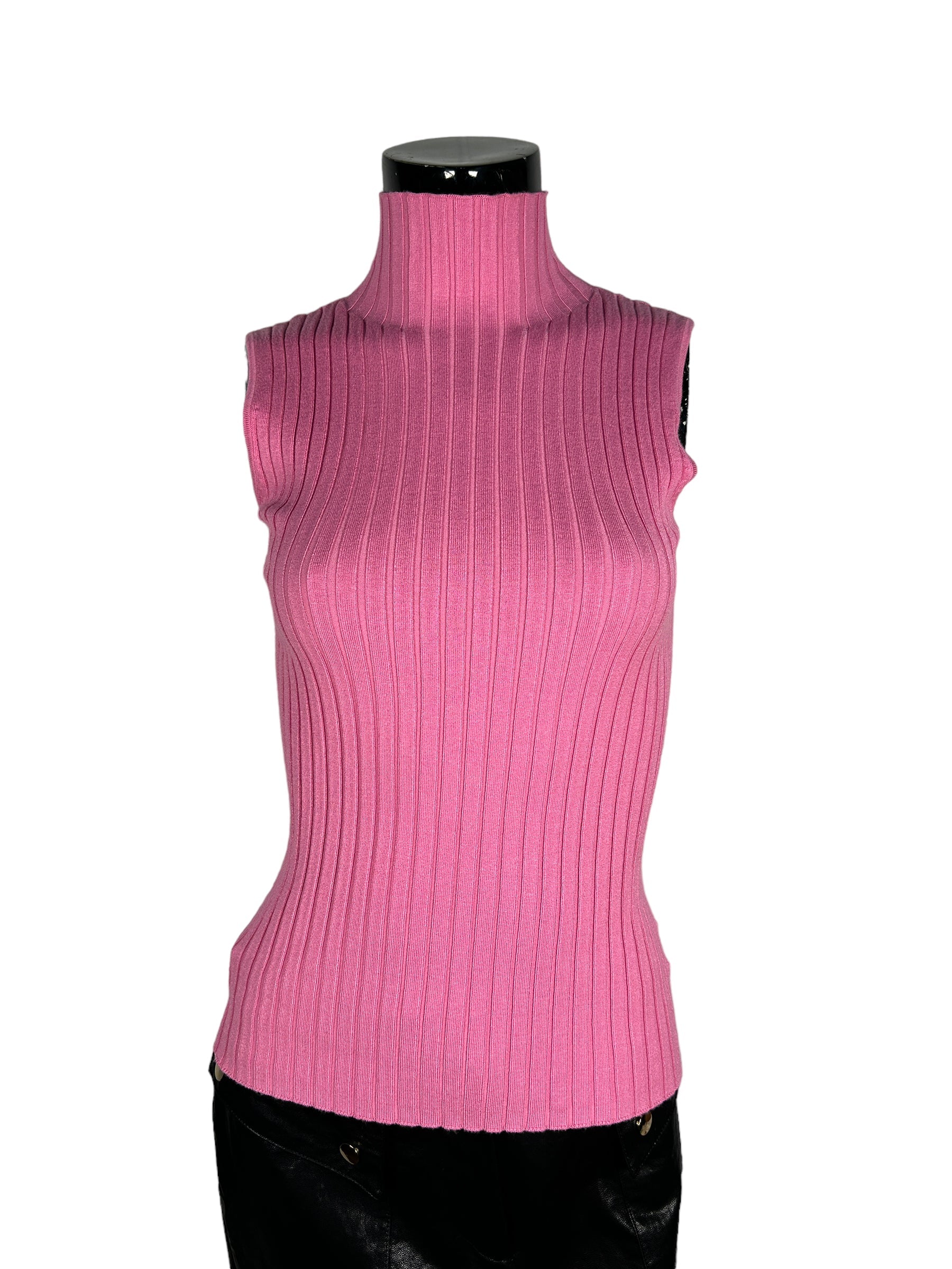 525 Pink Turtleneck Top