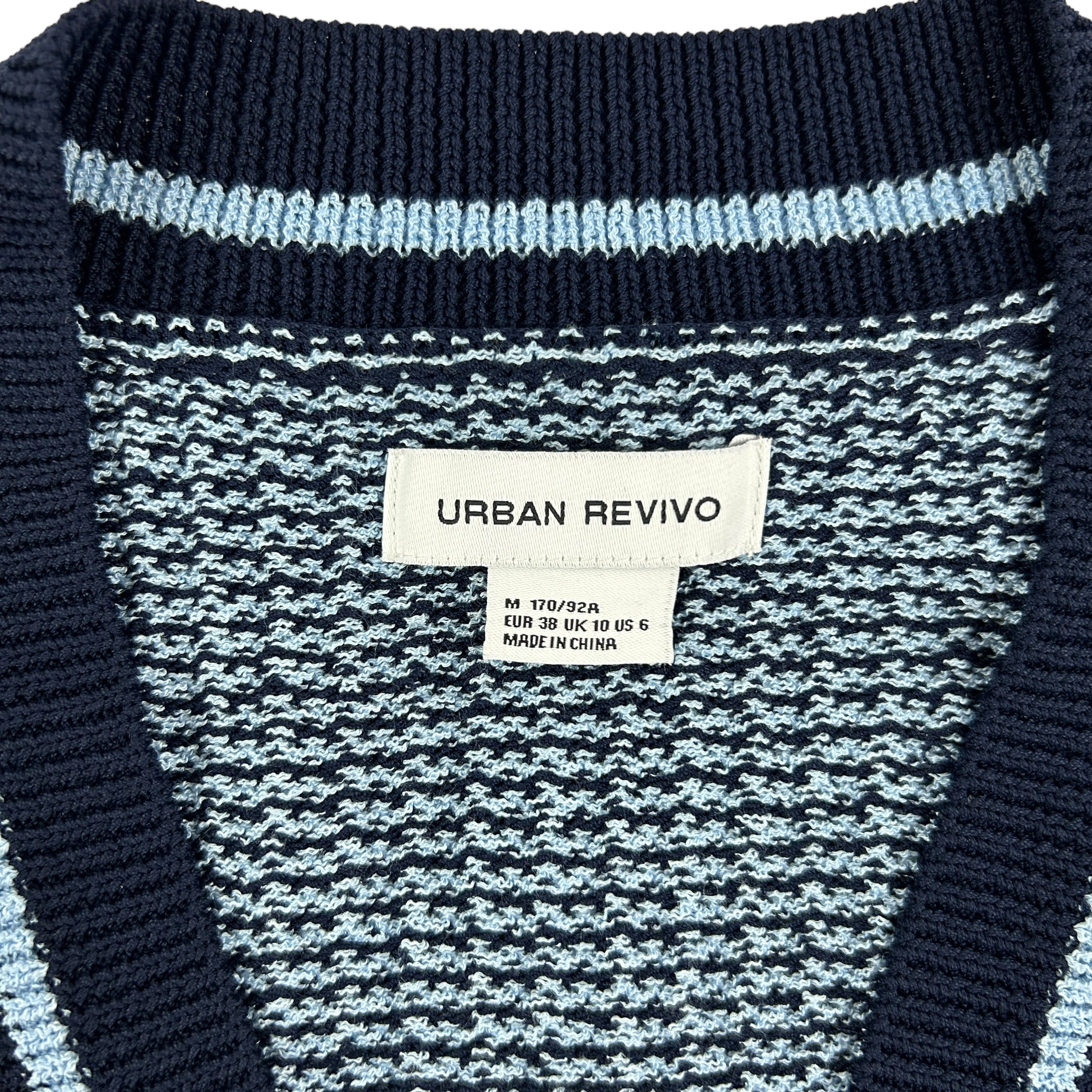 URBAN REVIVO Blue Cardigan