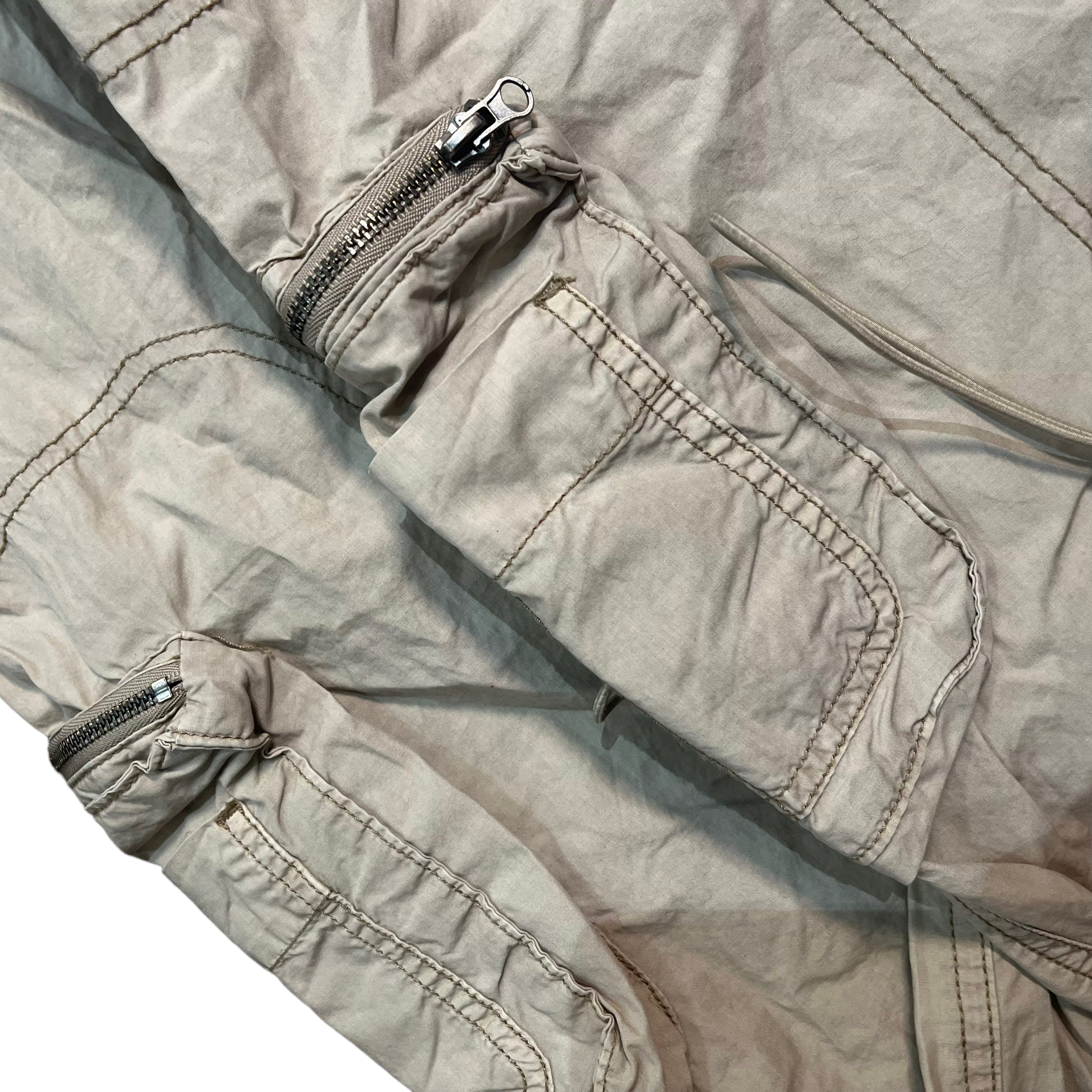 GARAGE Beige Cargo Pants