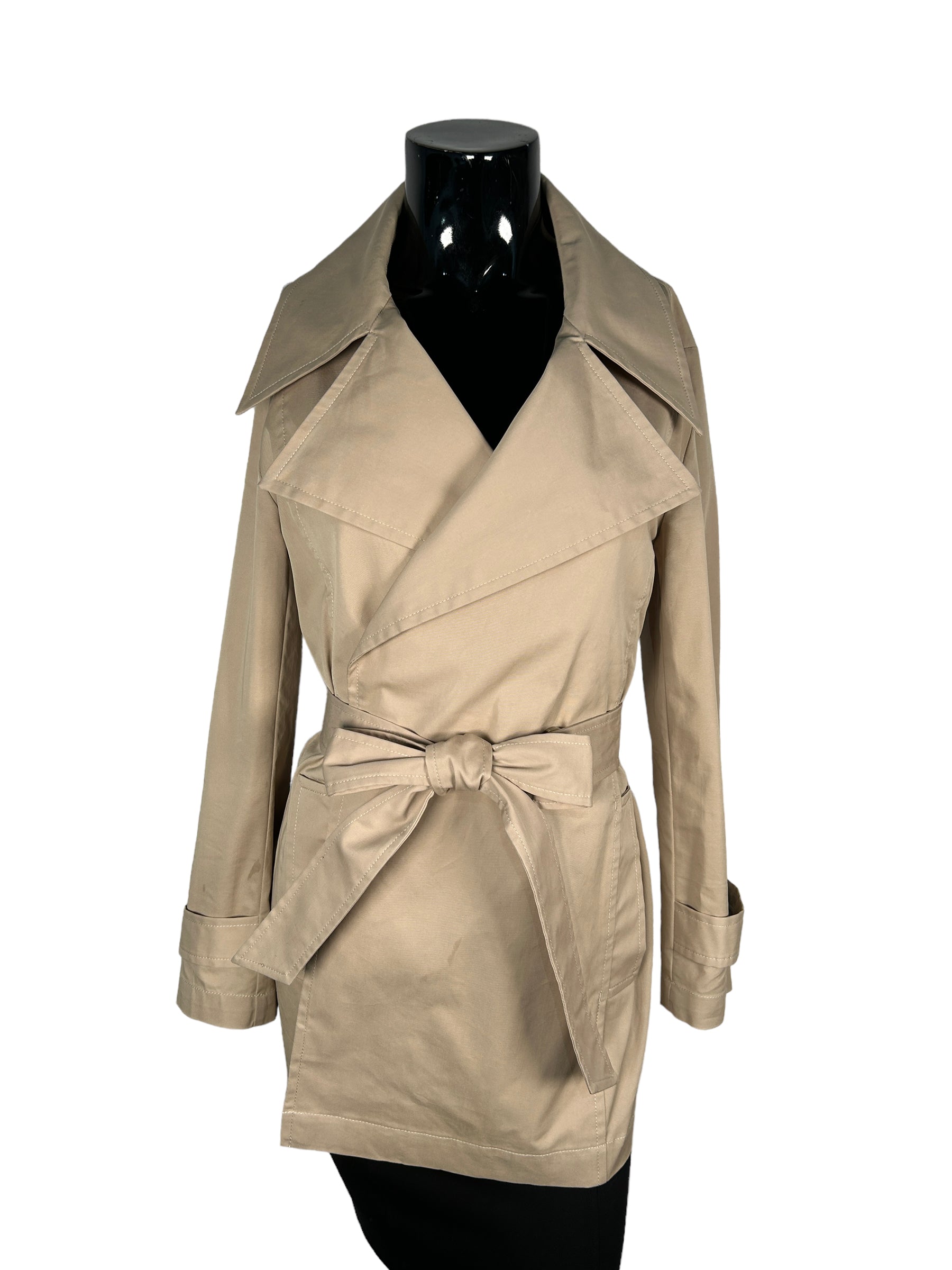 Goelia Beige Trench Coat