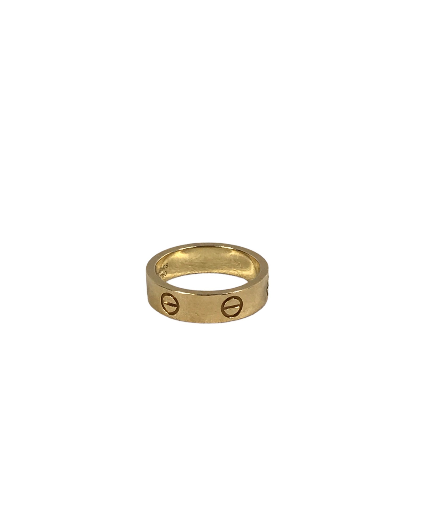 18K Yellow Gold Love Ring
