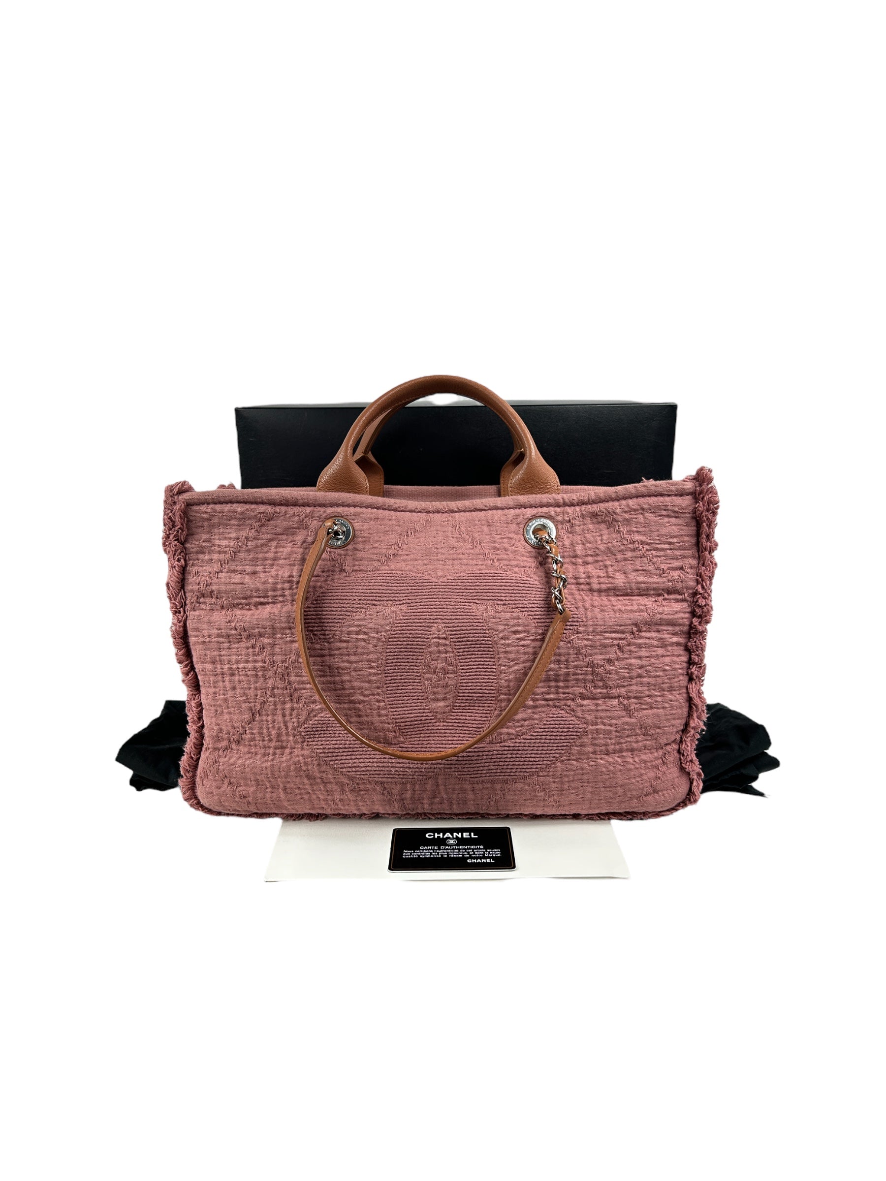 Pink Large Double Face Shopping Tote w/SHW