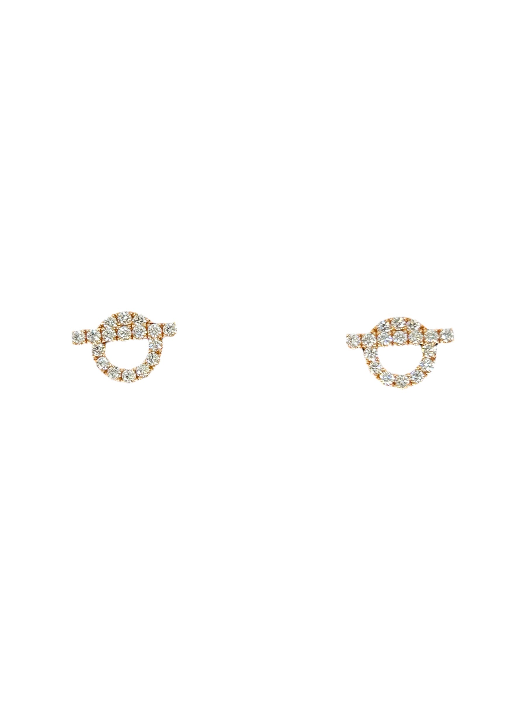 Finesse Diamond Rose Gold Earrings